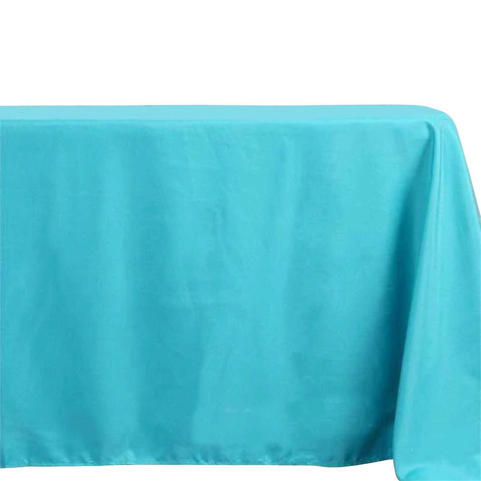 Stylish & Durable Turquoise Polyester 72x120 Rectangle Tablecloth