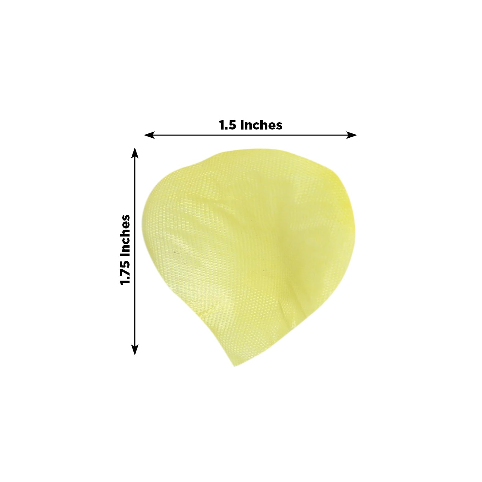 500-Piece Yellow Silk Rose Petal Confetti - Ideal for Table and Floor Decor