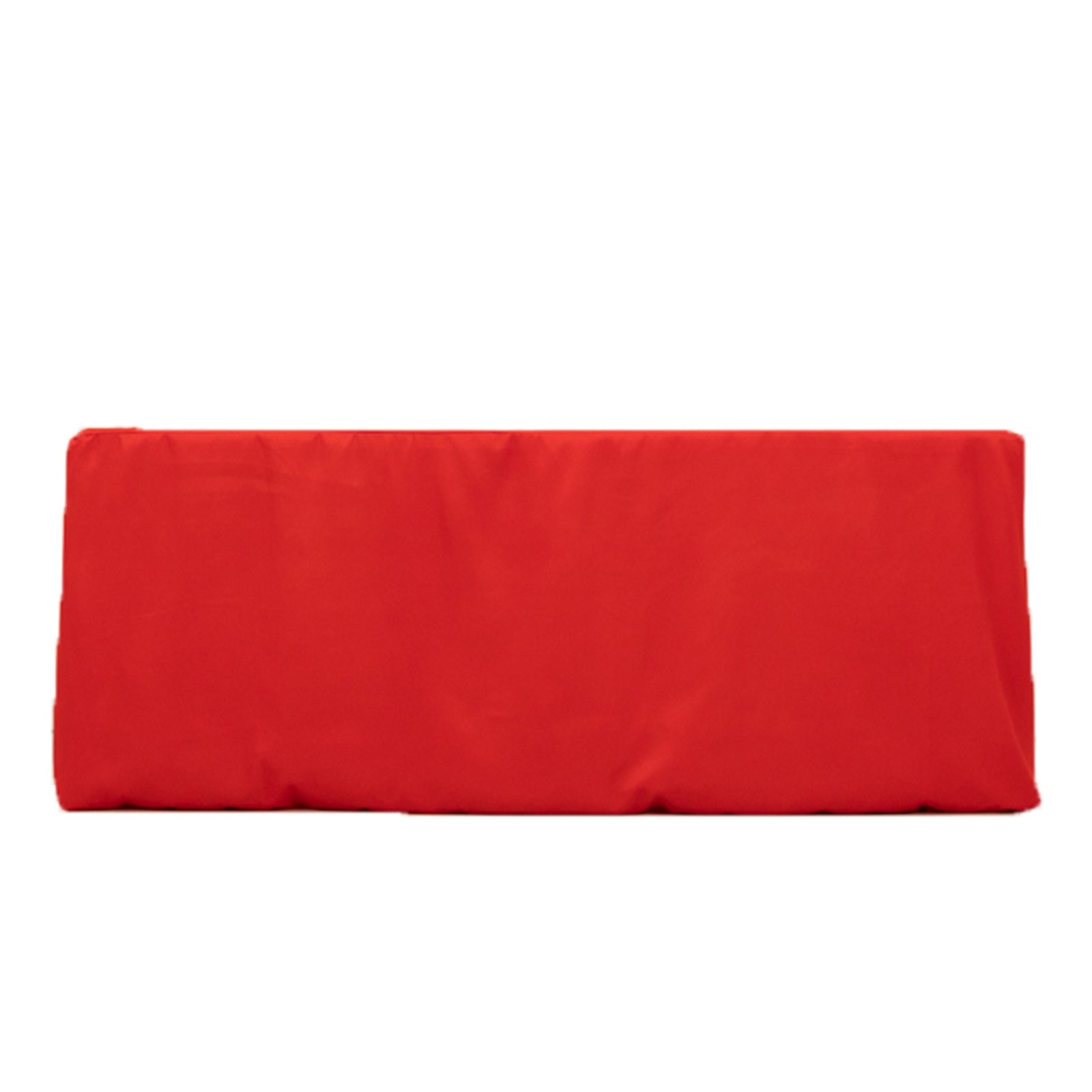 Hot Sale! Durable Red 6ft Rectangle Fitted Tablecloth Made of 220GSM Premium Polyester