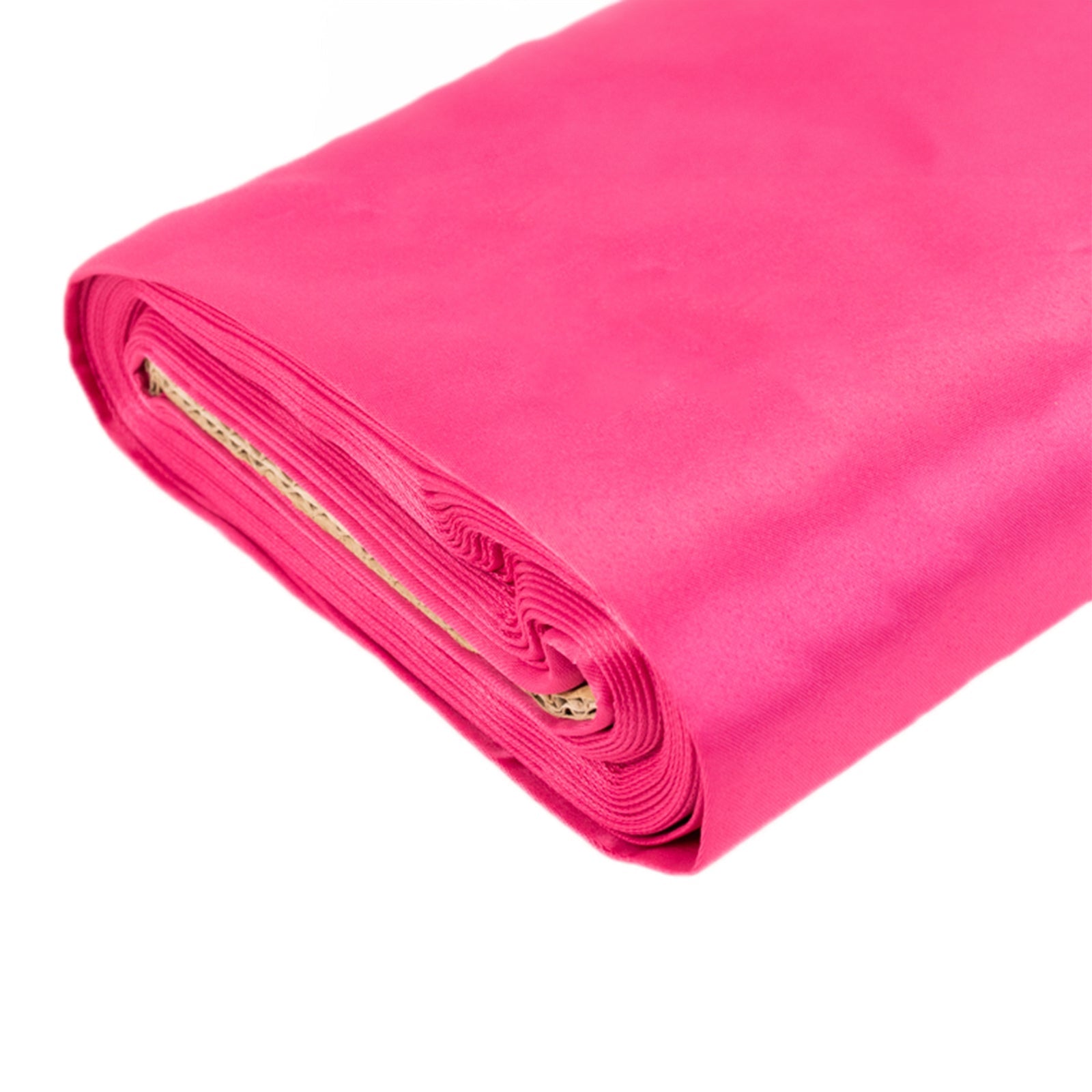 54x10 Yards Fuchsia Lamour Satin Fabric Bolt - High - Quality & Durable