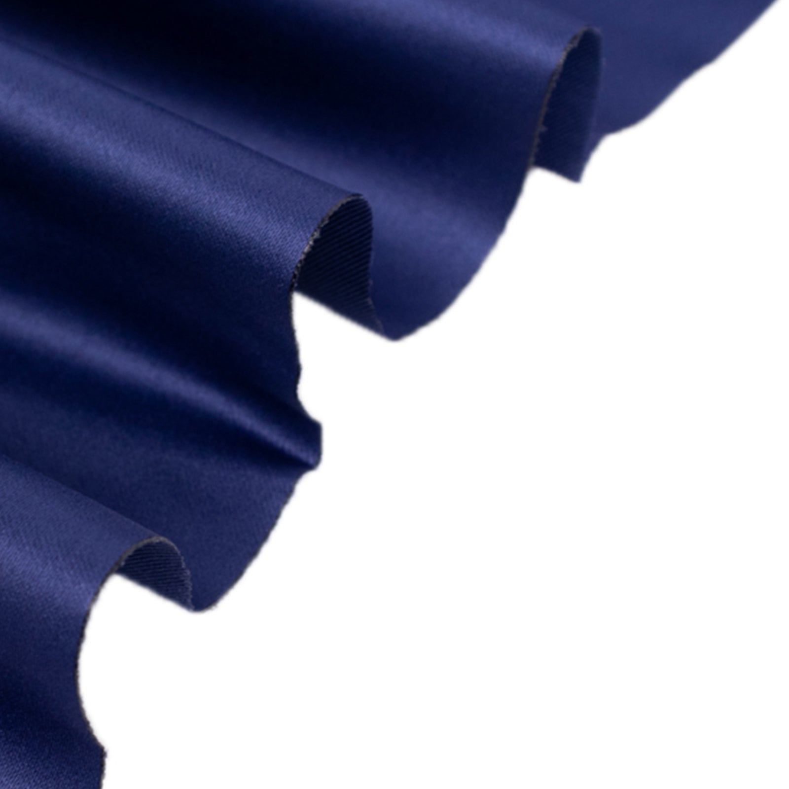 10 Yards Navy Blue Heavy Matte Lamour Satin Fabric Bolt, 54-Inch Wide