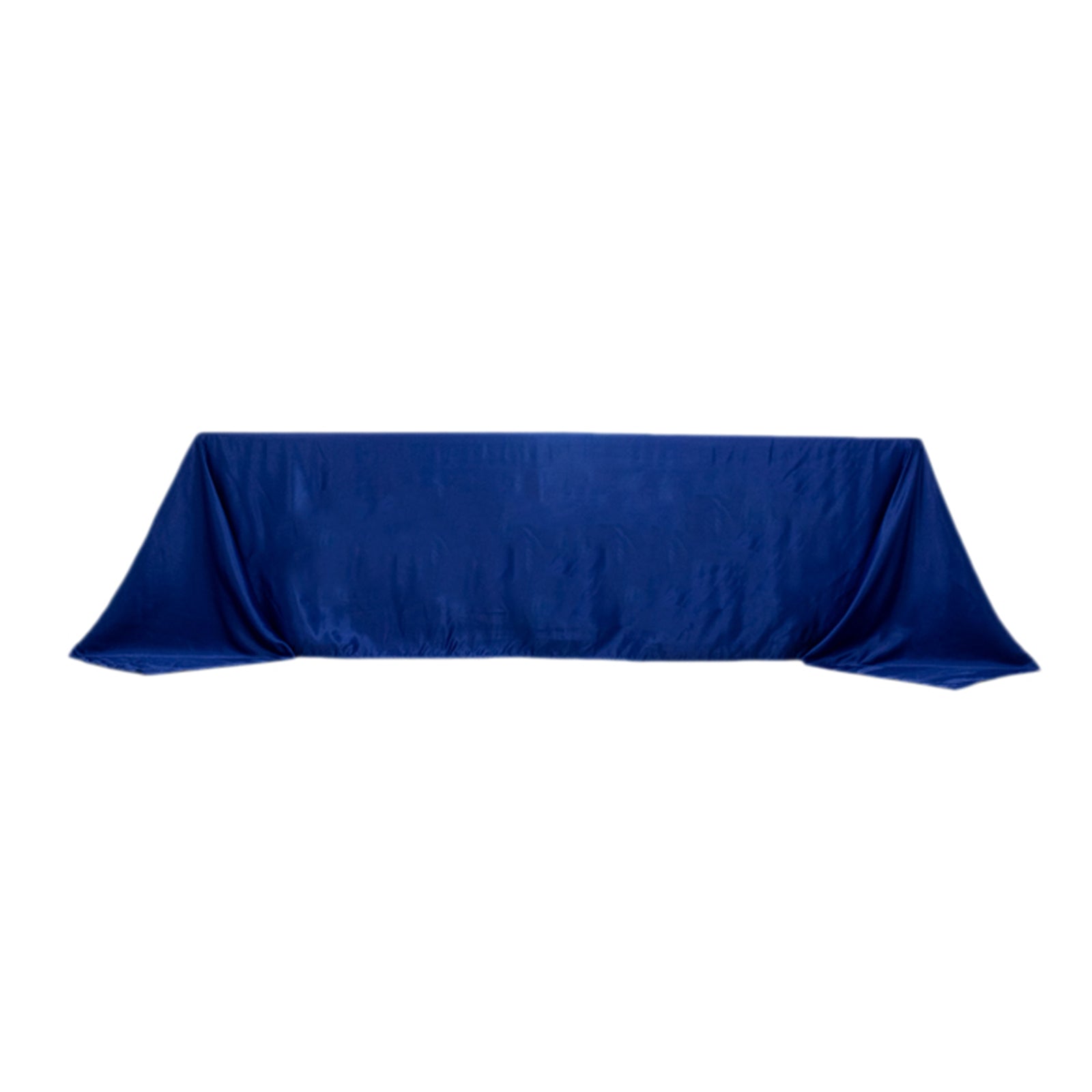 Royal Blue Lamour Satin Rectangle Tablecloth - Luxury, Soft & Seamless