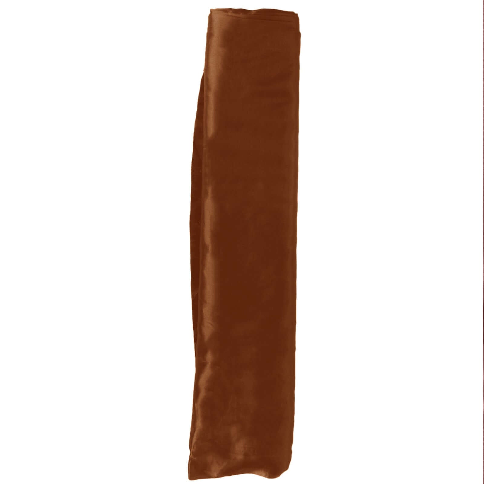 Limited Offer! 10-Yard x 54 Cinnamon Brown Satin Fabric Bolt