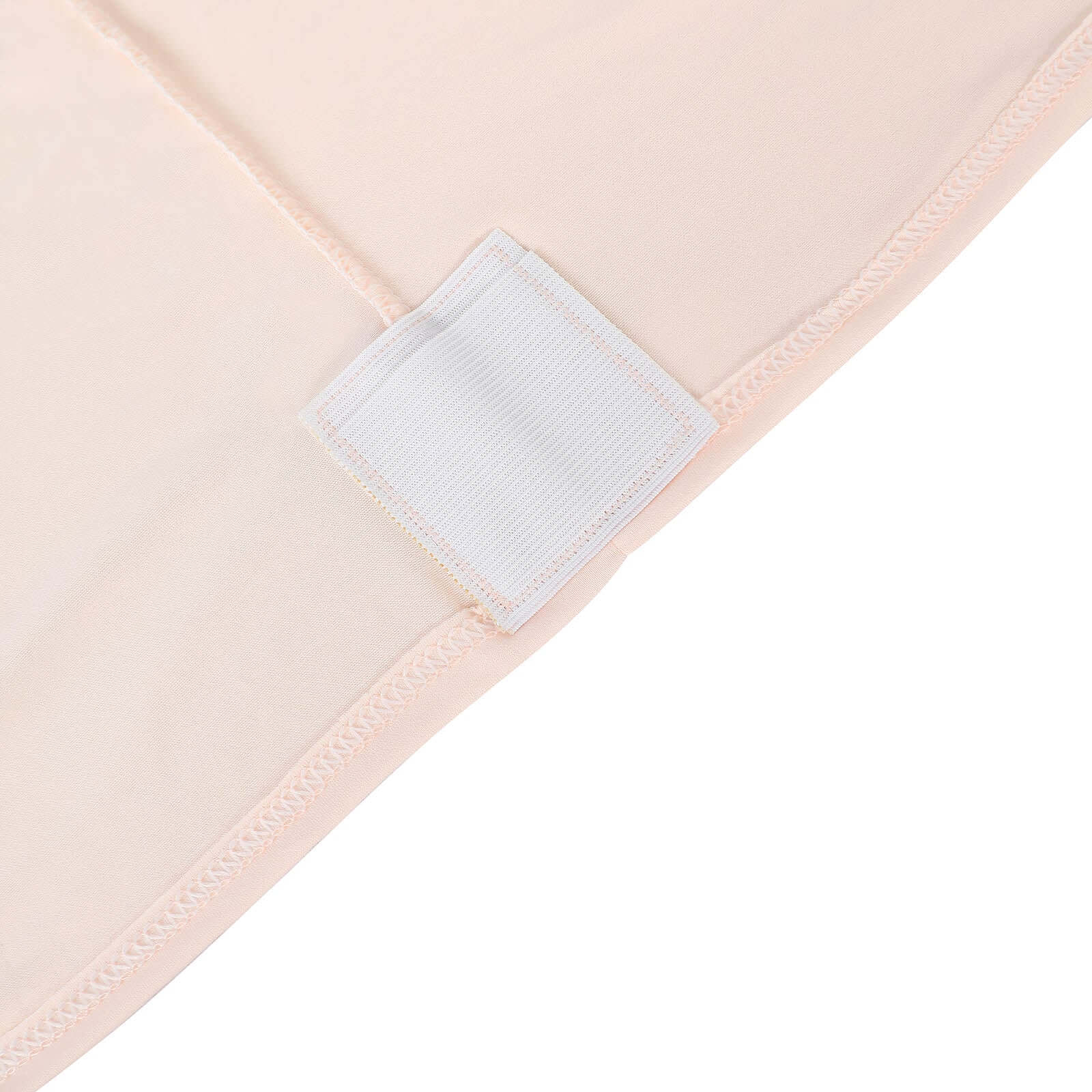 Exclusive Blush Stretch Spandex 6ft Rectangle Tablecloth - Ideal for Events & Presentations