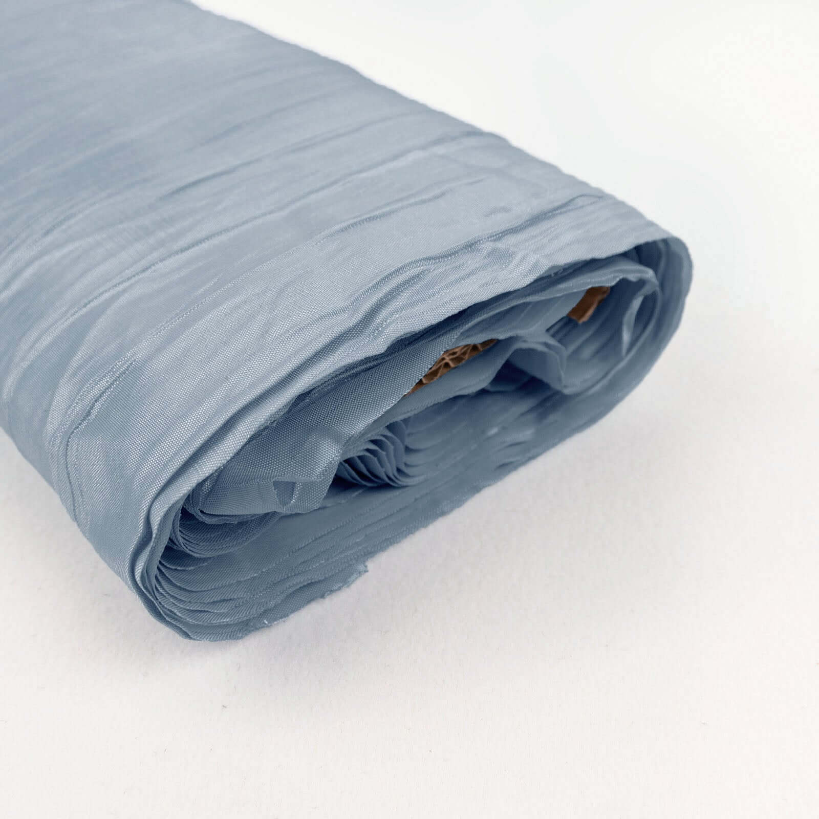 Hot Deal! 54-Inch Wide, 10-Yard Dusty Blue Accordion Crinkle Taffeta Fabric Bolt for Decor