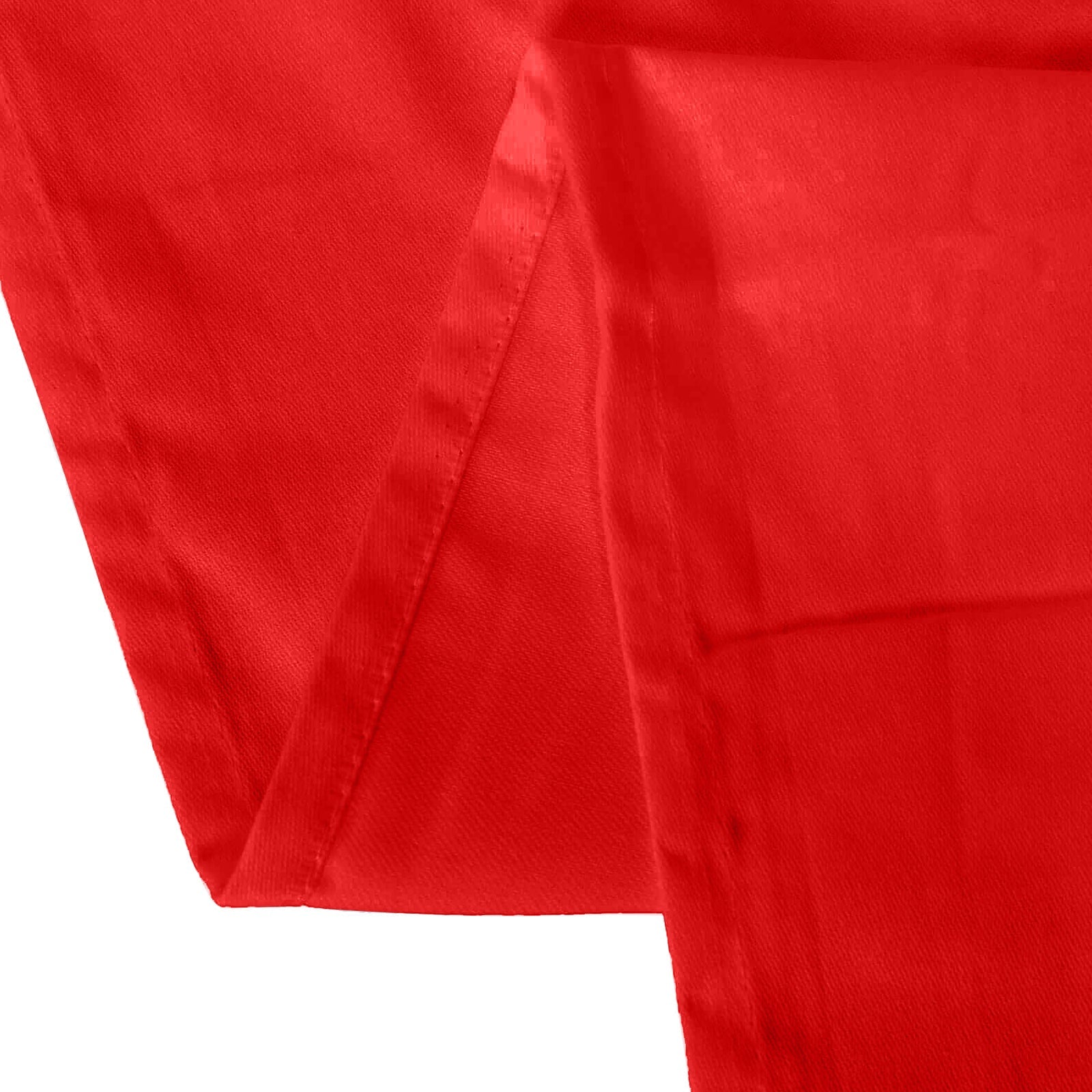 Wrinkle-Resistant Red Cotton Blend Rectangle Tablecloth 60x102