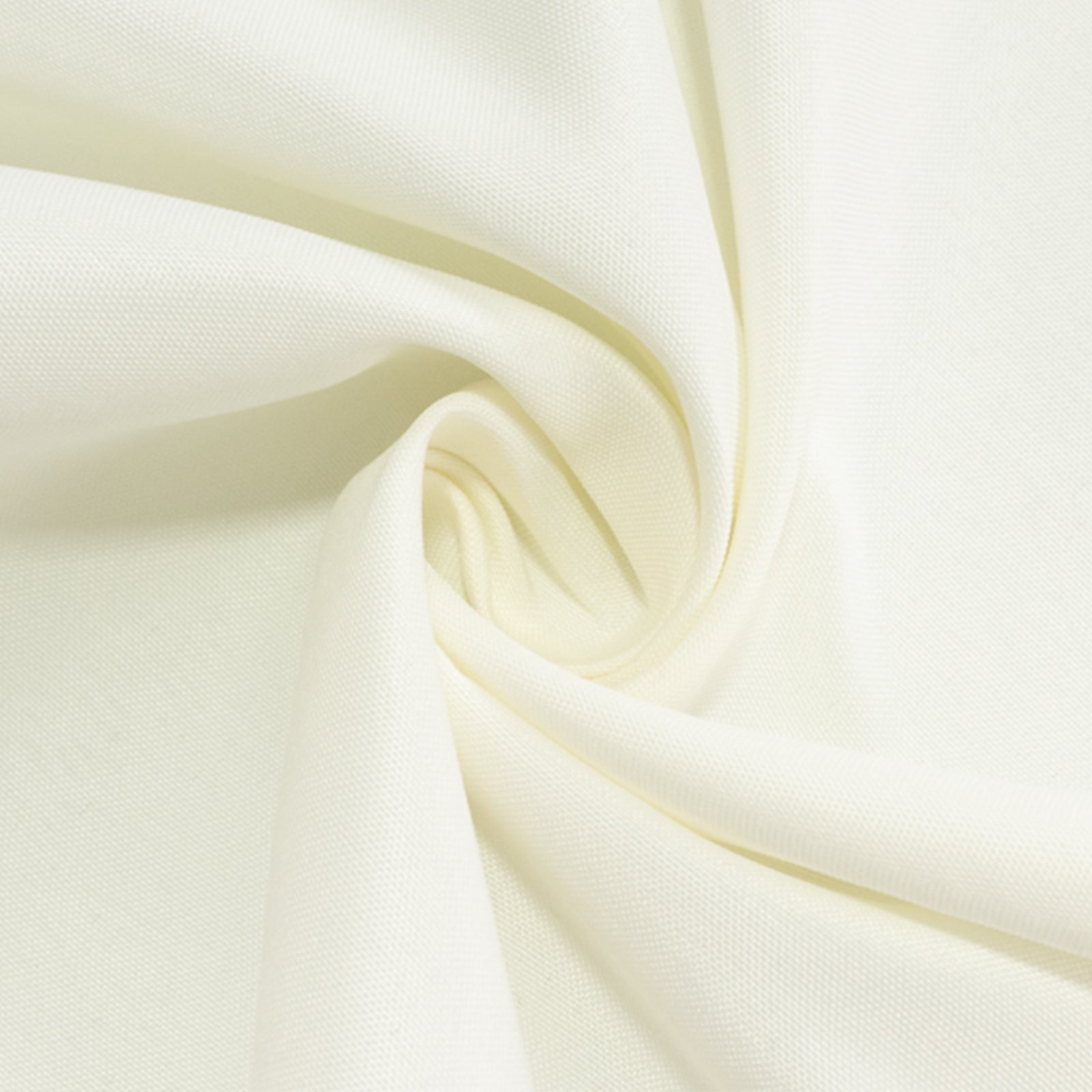 Ivory Fire Retardant Premium Polyester 90x132 Rectangular Tablecloth - High-Performance Seamless Cover