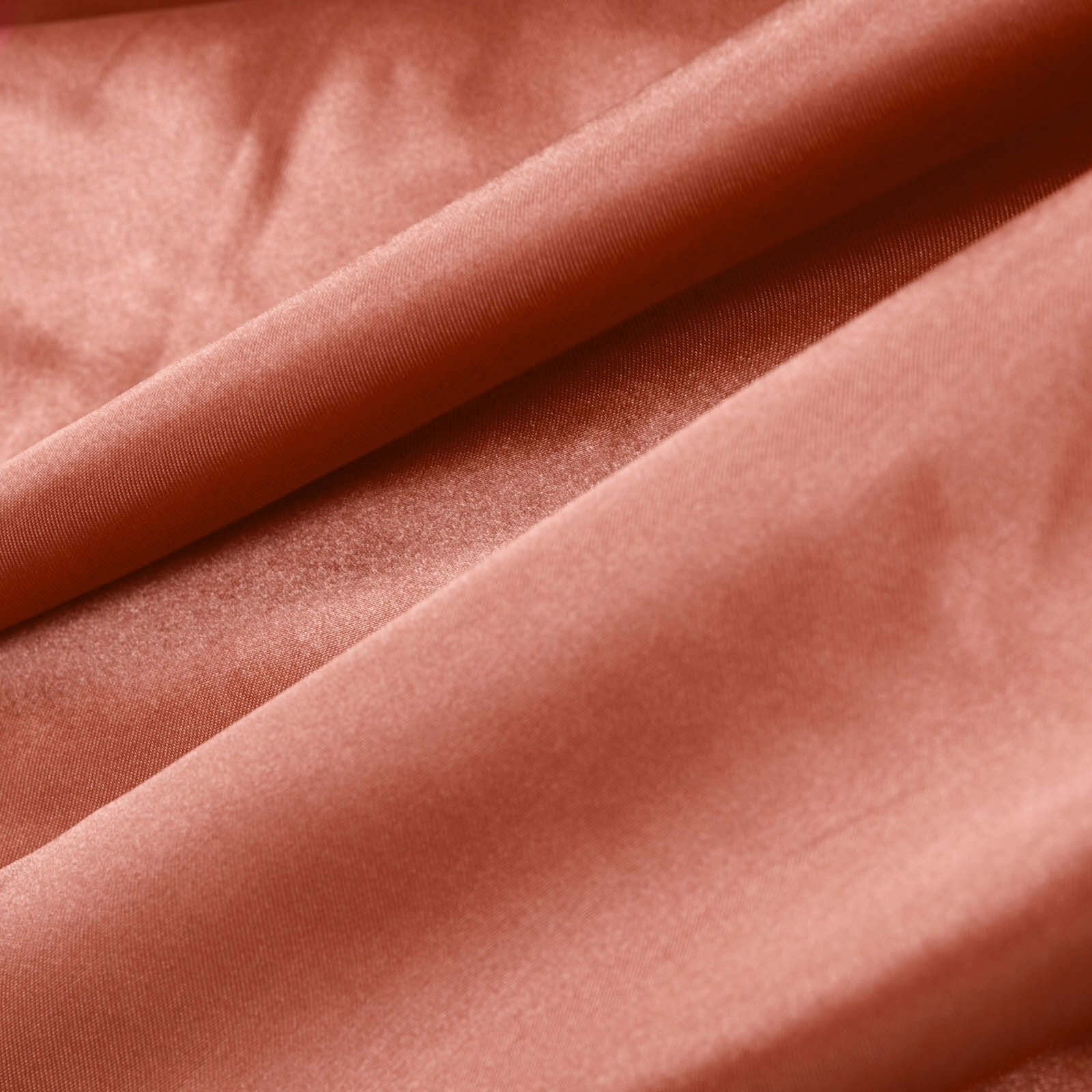 10-Yard 54-Inch Terracotta (Rust) Unfinished Satin Fabric Bolt