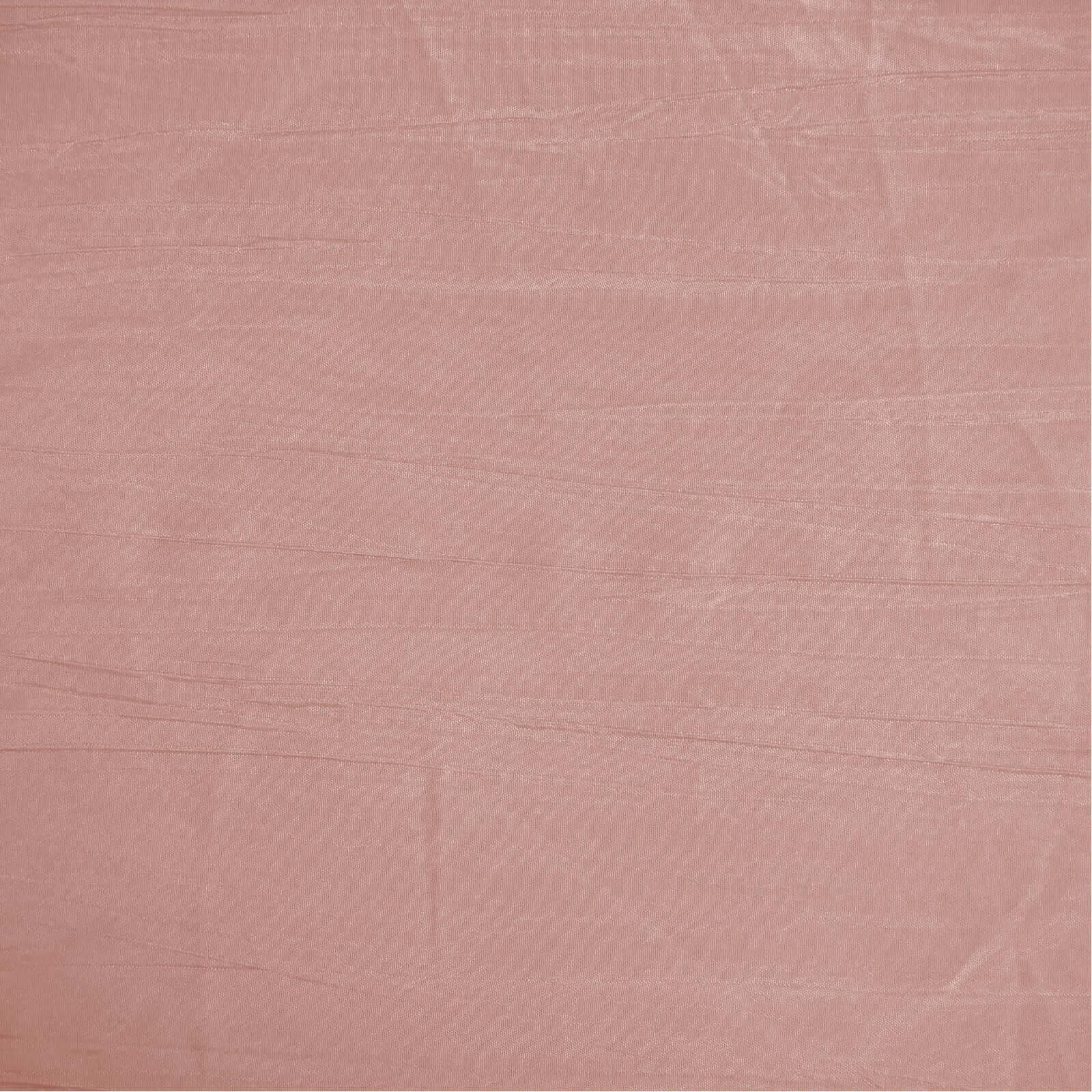 Seamless Accordion Crinkle Dusty Rose Taffeta Rectangle Tablecloth 90x132