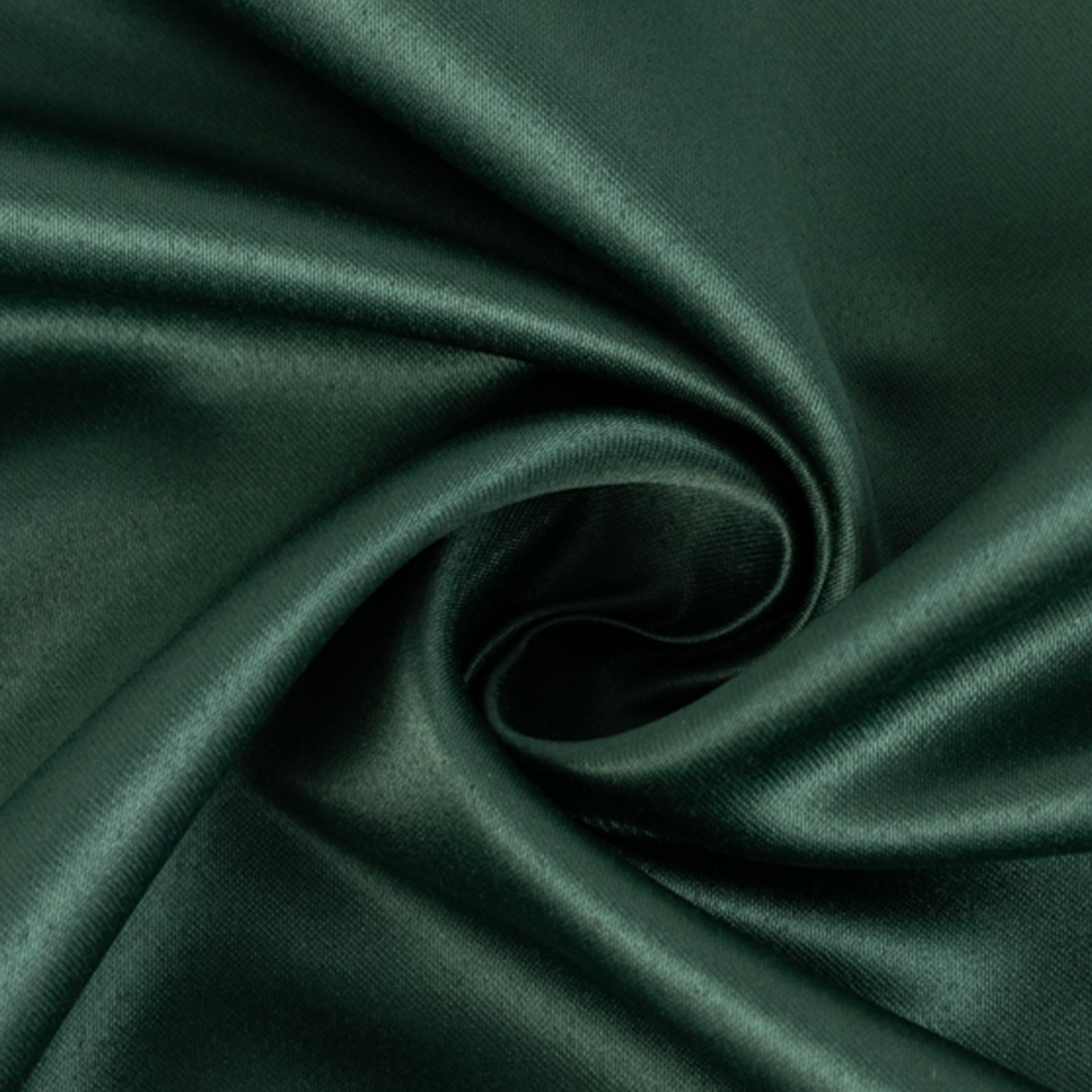 10-Yard Bolt of Premium Hunter Emerald Green Lamour Heavy Matte Satin Fabric by the Yard
