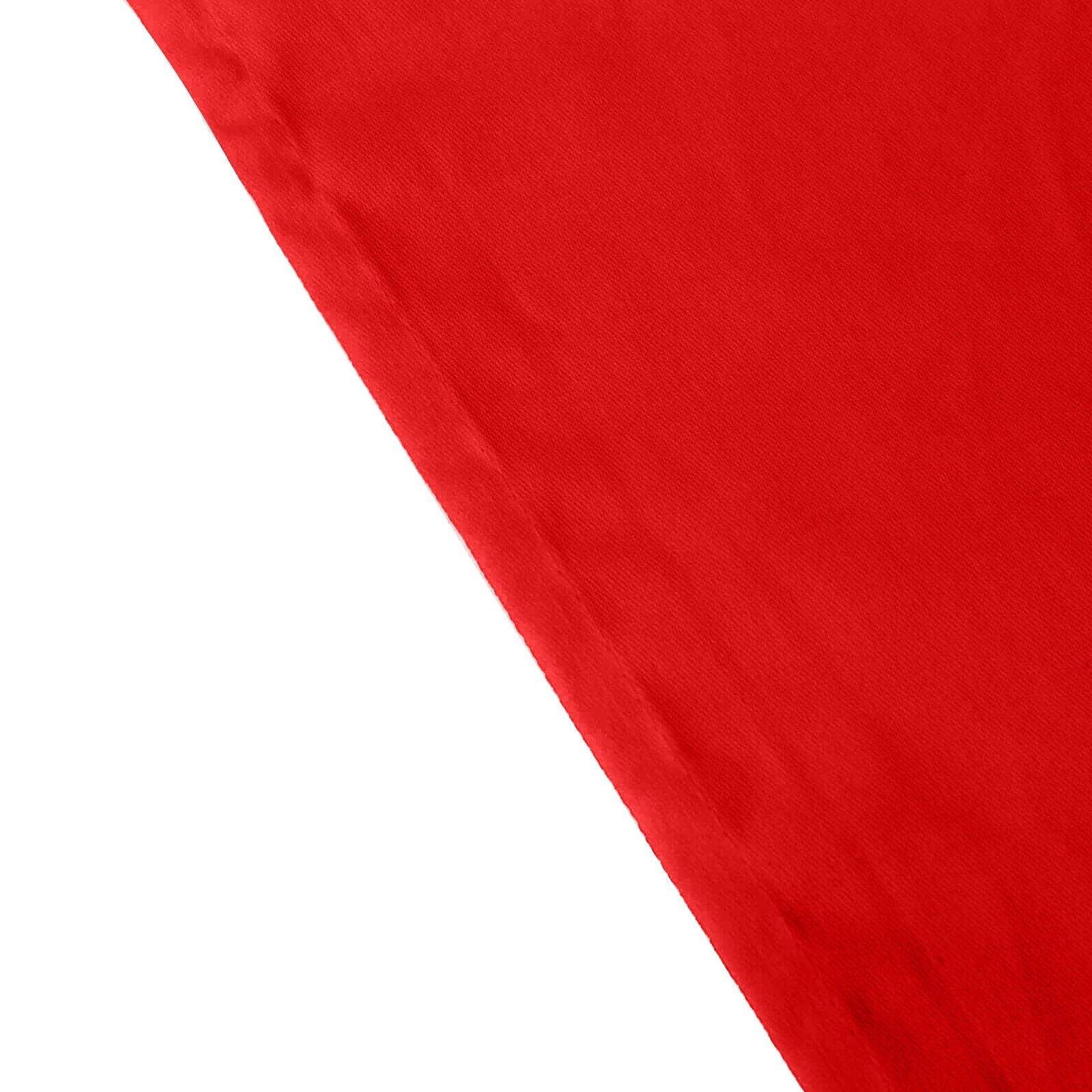 Wrinkle-Resistant Red Cotton Blend Rectangle Tablecloth 60x102