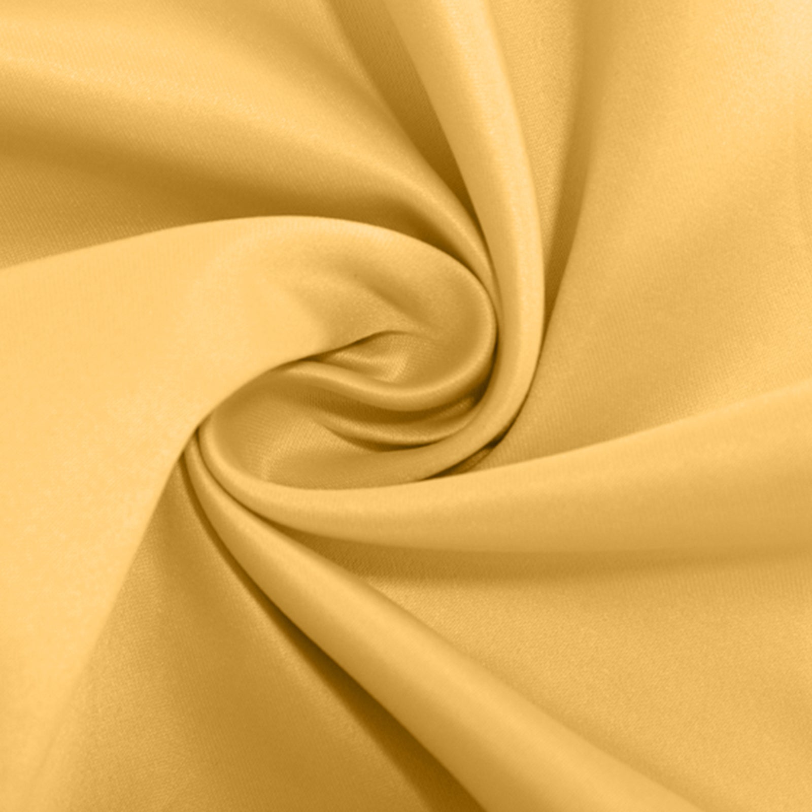 Luxurious Champagne Lamour Satin 90x156 Rectangle Seamless Tablecloth