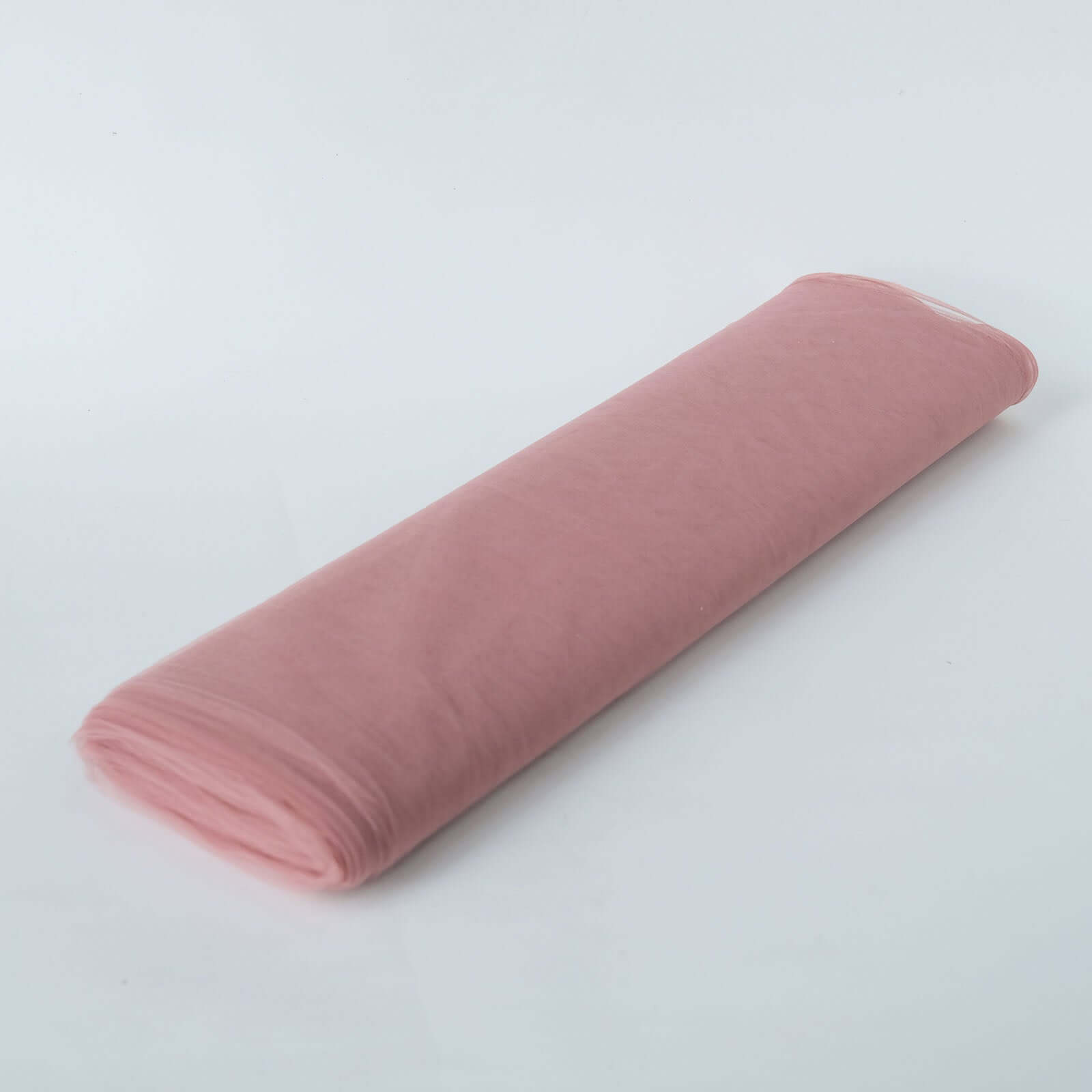 40-Yard, 54-Inch Wide Dusty Rose Nylon Tulle Fabric Bolt for DIY Crafts