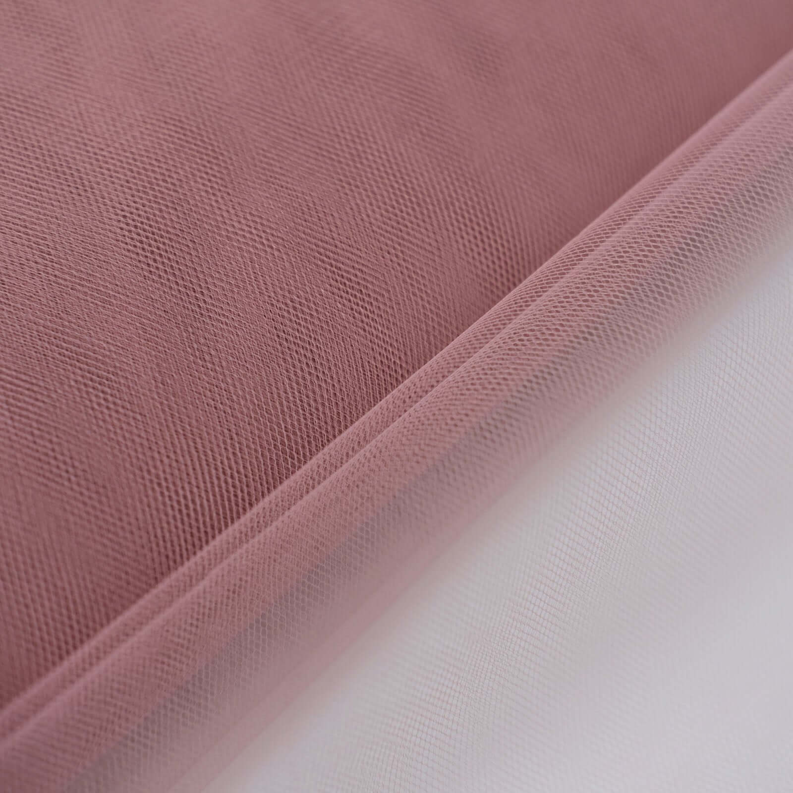 40-Yard, 54-Inch Wide Dusty Rose Nylon Tulle Fabric Bolt for DIY Crafts