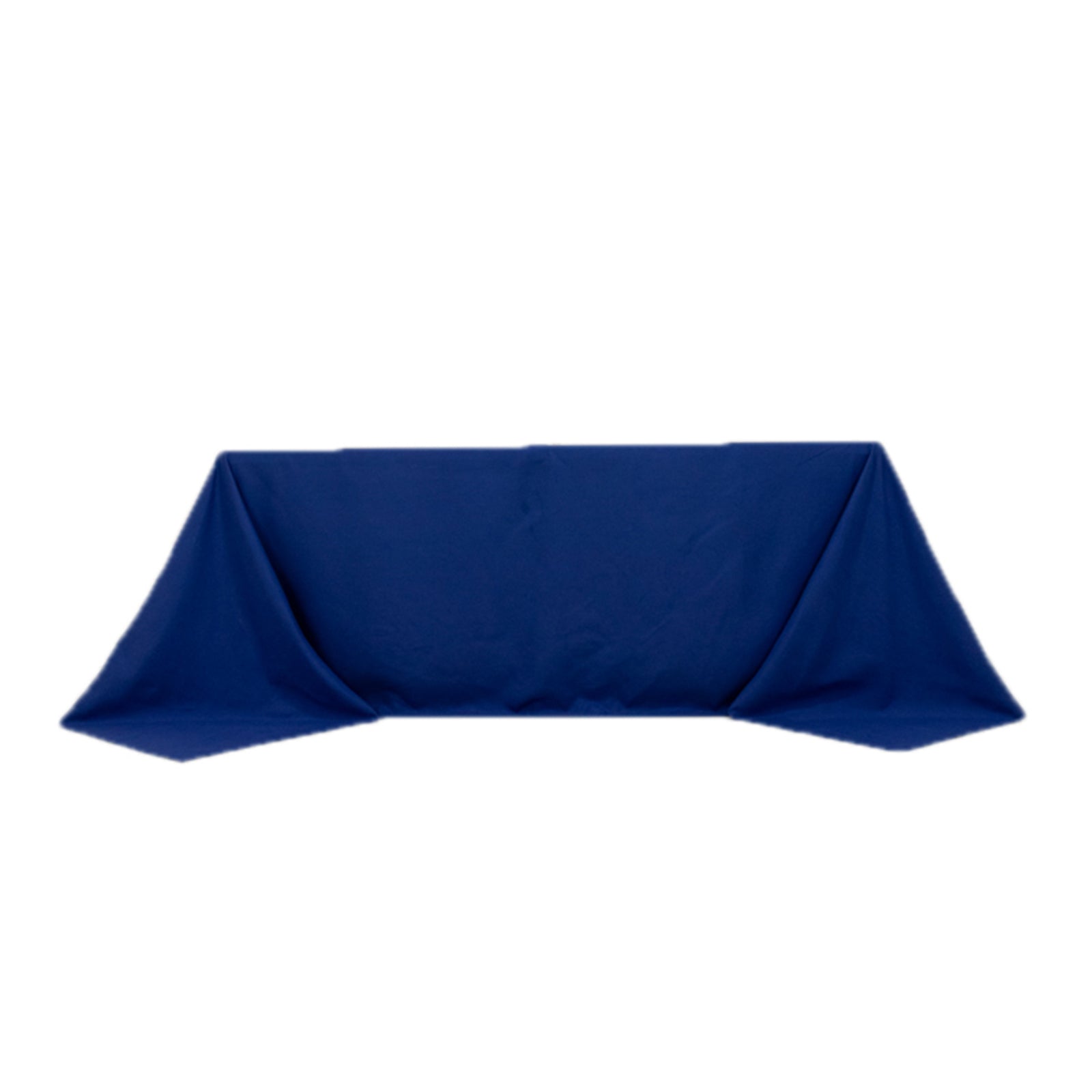 Hot! Royal Blue 90x132 Cotton Blend Seamless Wrinkle-Resistant Rectangle Tablecloth