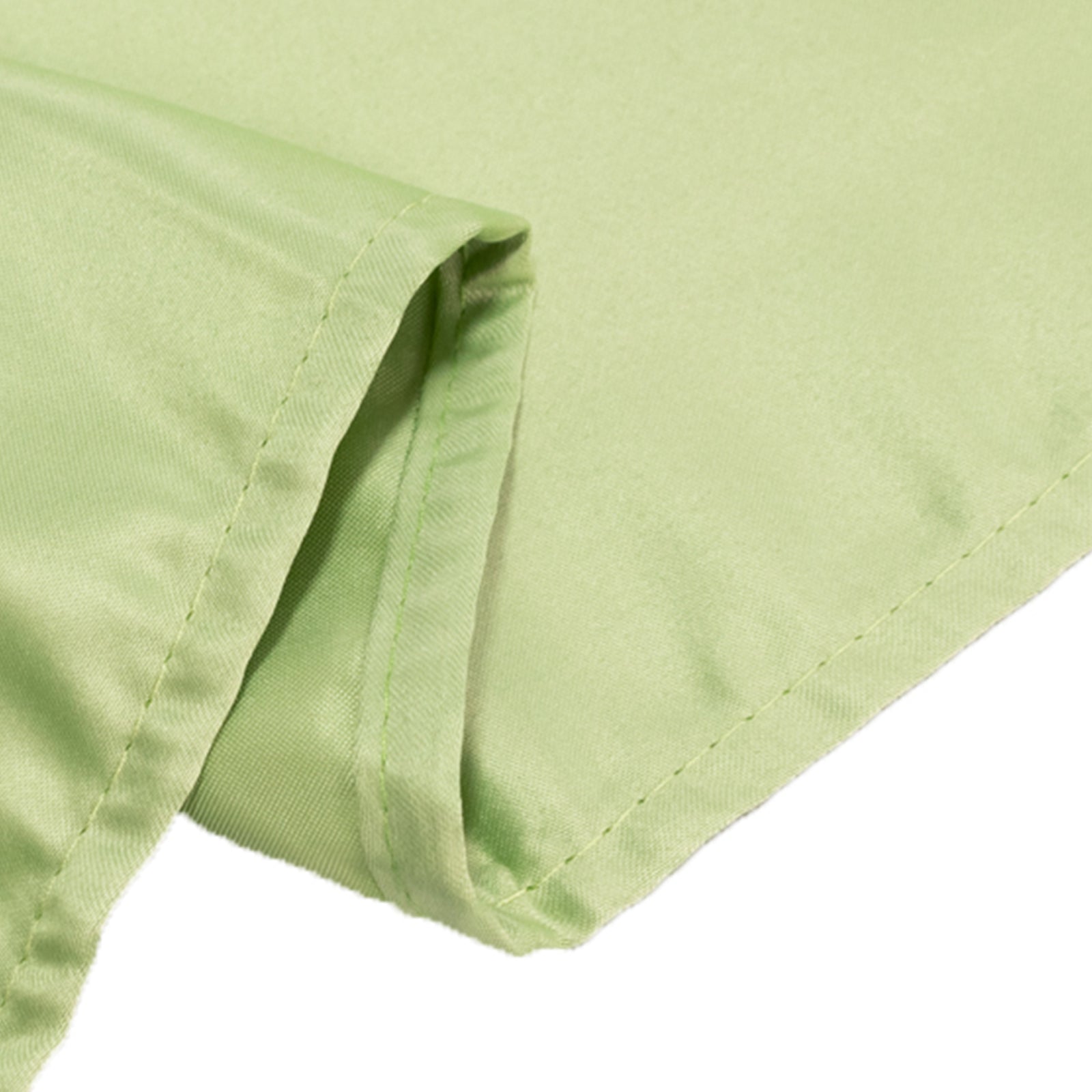 Luxurious Sage Green Lamour Satin Rectangle Tablecloth (90x156) - Soft & Seamless