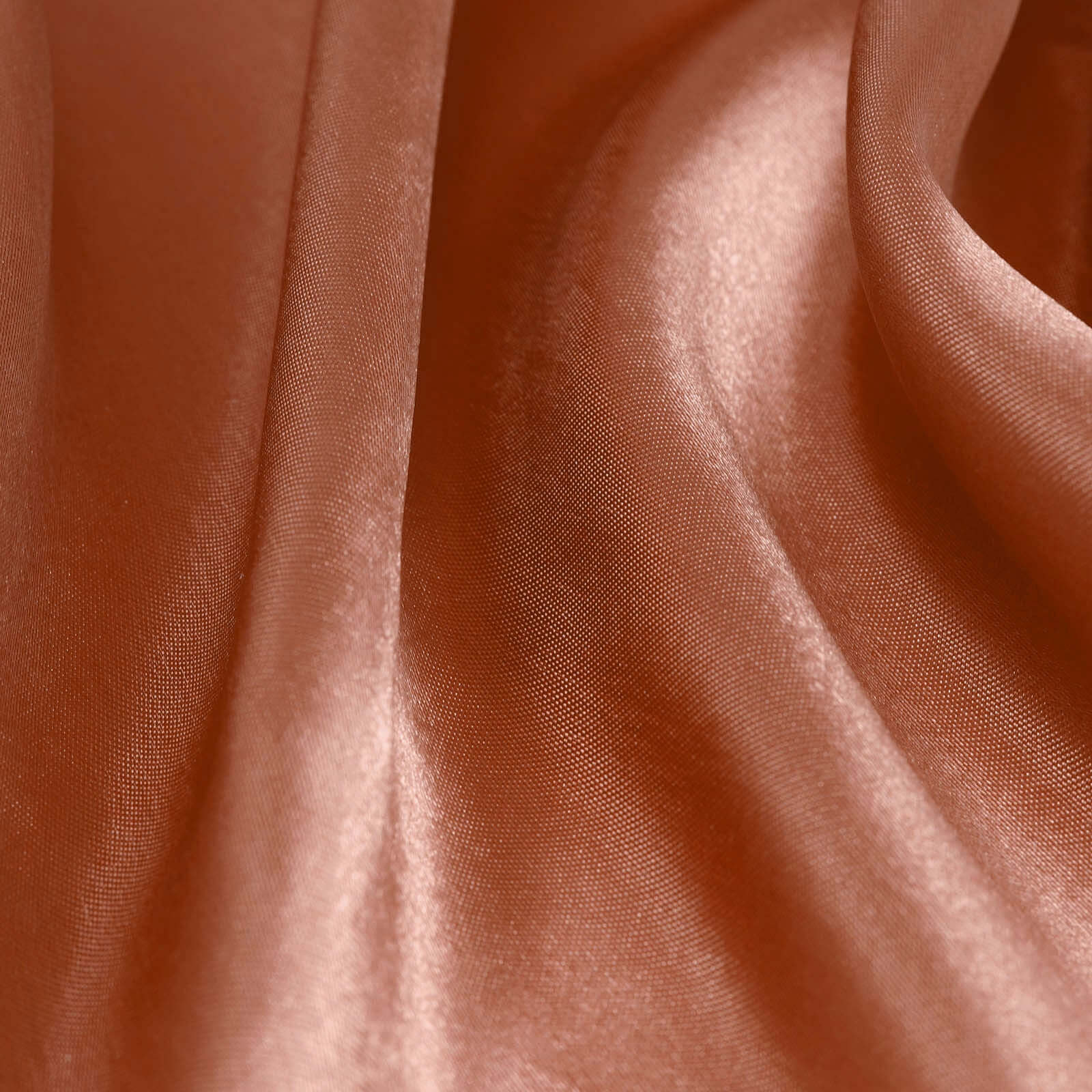 10-Yard 54-Inch Terracotta (Rust) Unfinished Satin Fabric Bolt