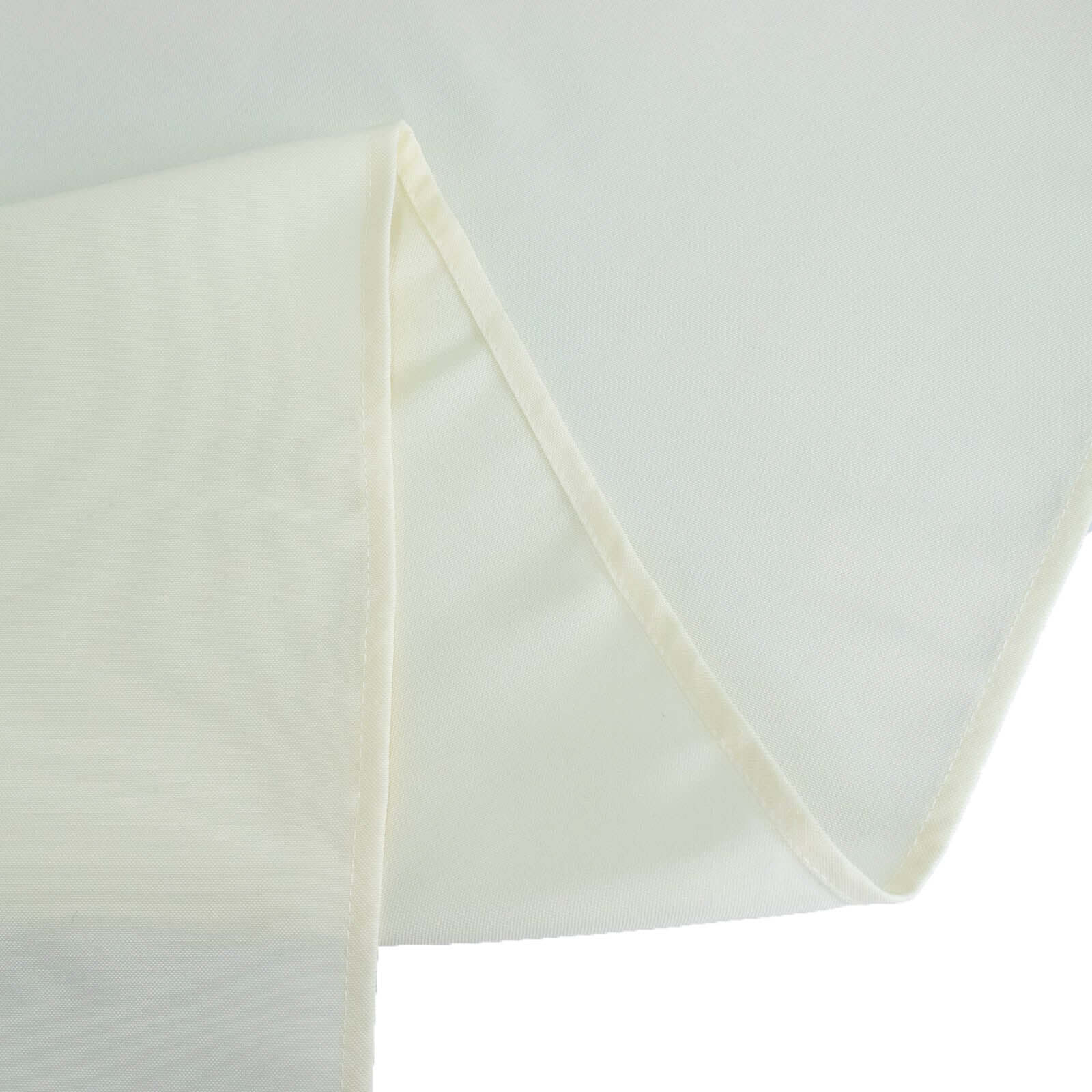Ivory 70x70 Premium Polyester Wrinkle-Resistant Table Overlay 220GSM
