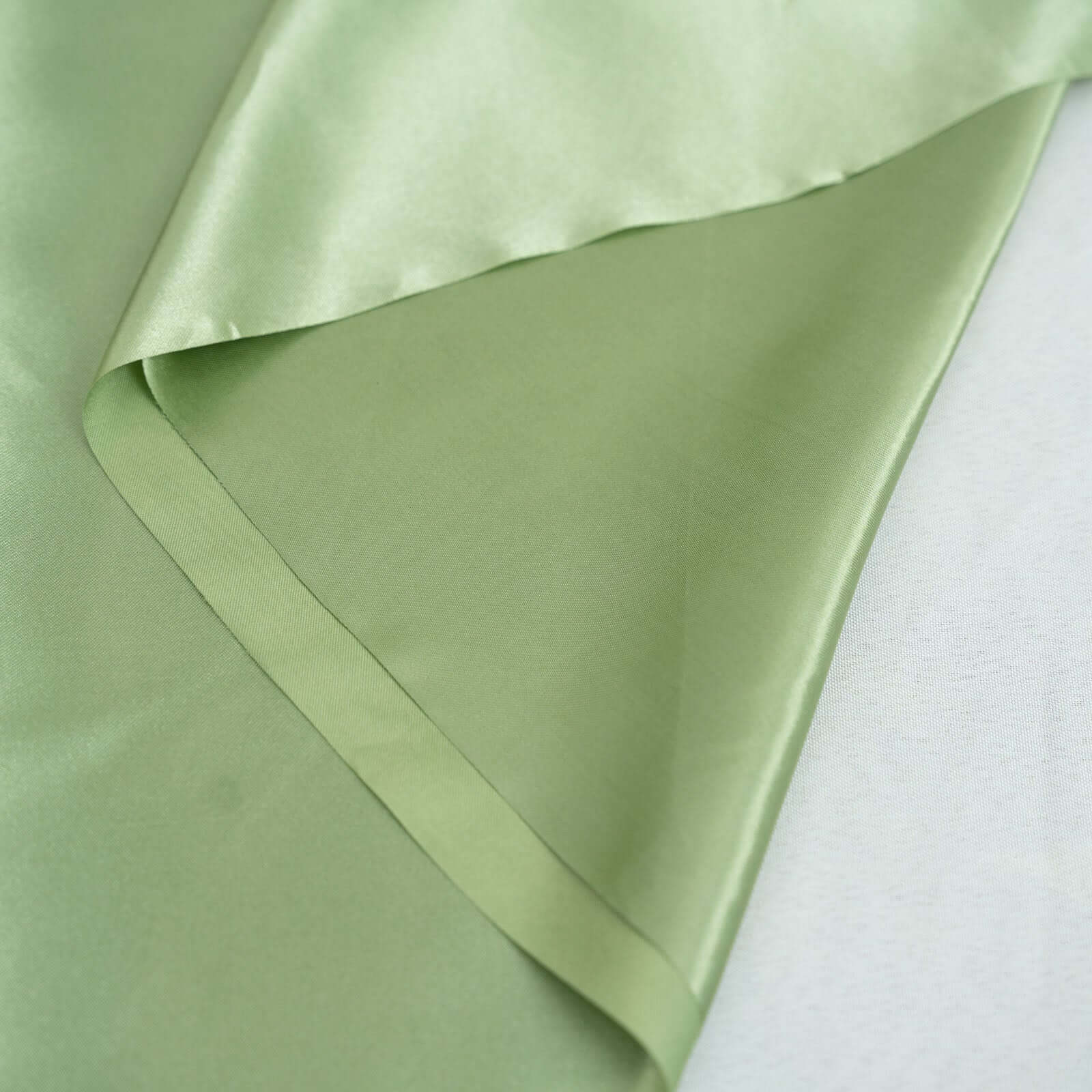 Special Offer! 10-Yard, 54-Inch Wide Sage Green Solid Satin Fabric Bolt for Various Crafts