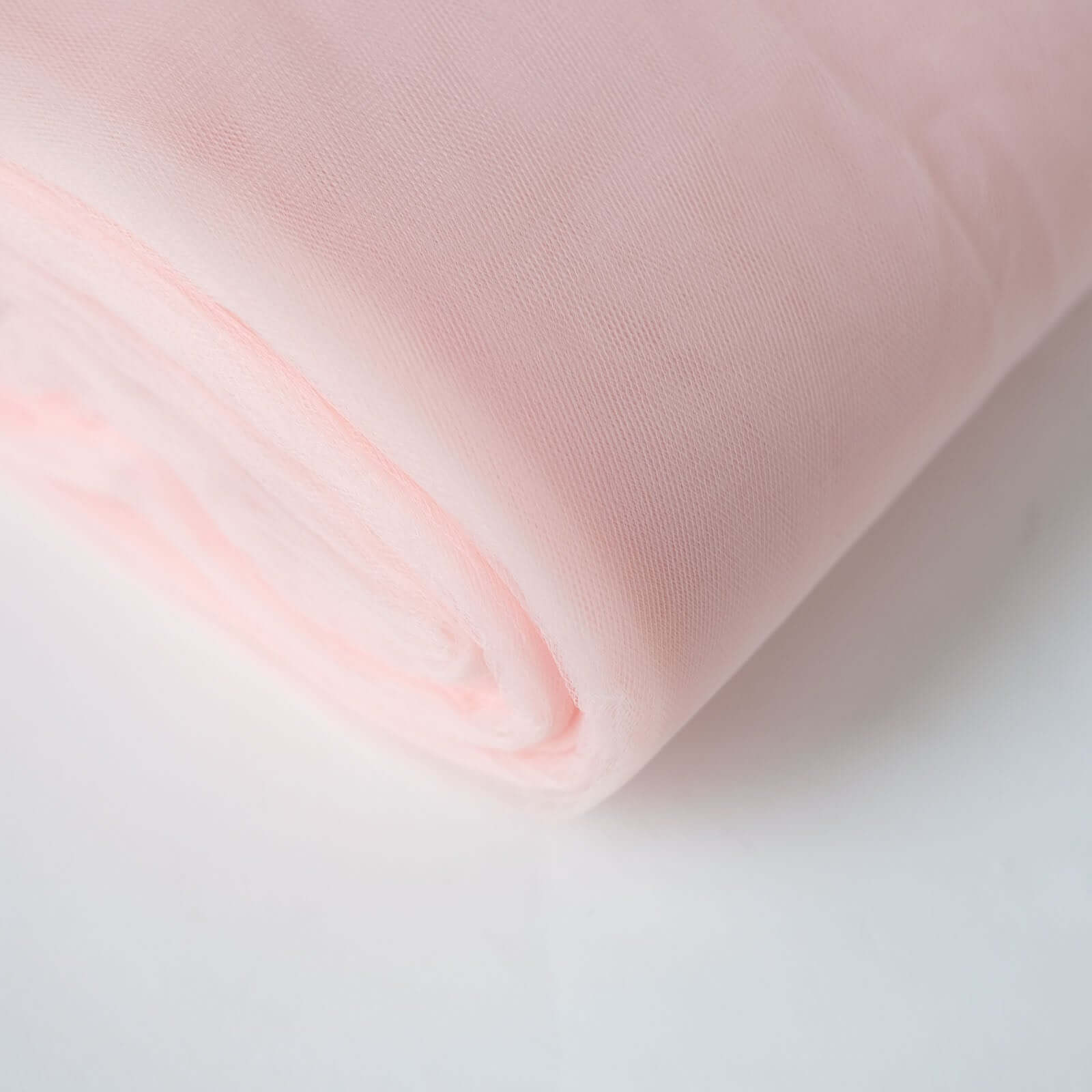 50-Yard Blush Tulle Fabric Bolt, 108 Inches Wide, Ideal for DIY Crafts