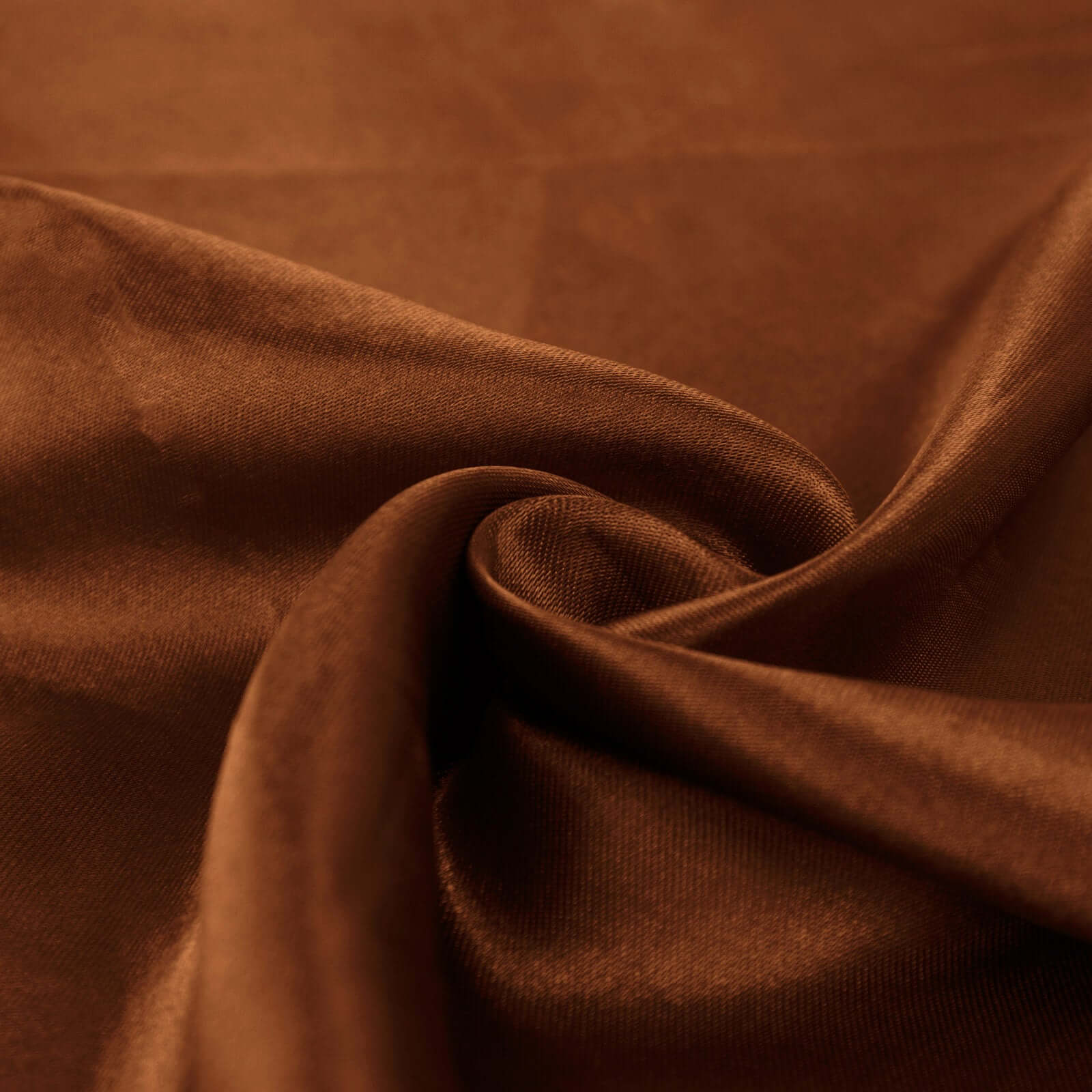Limited Offer! 10-Yard x 54 Cinnamon Brown Satin Fabric Bolt