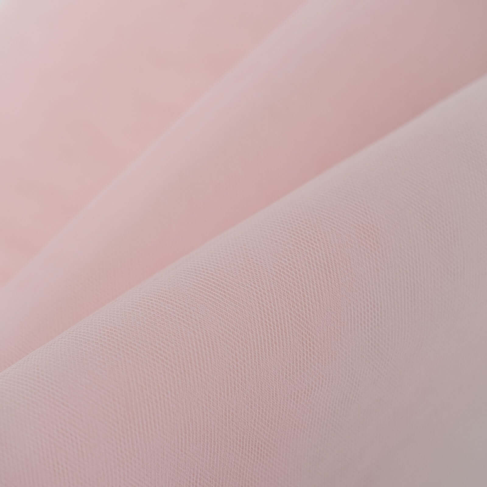 50-Yard Blush Tulle Fabric Bolt, 108 Inches Wide, Ideal for DIY Crafts