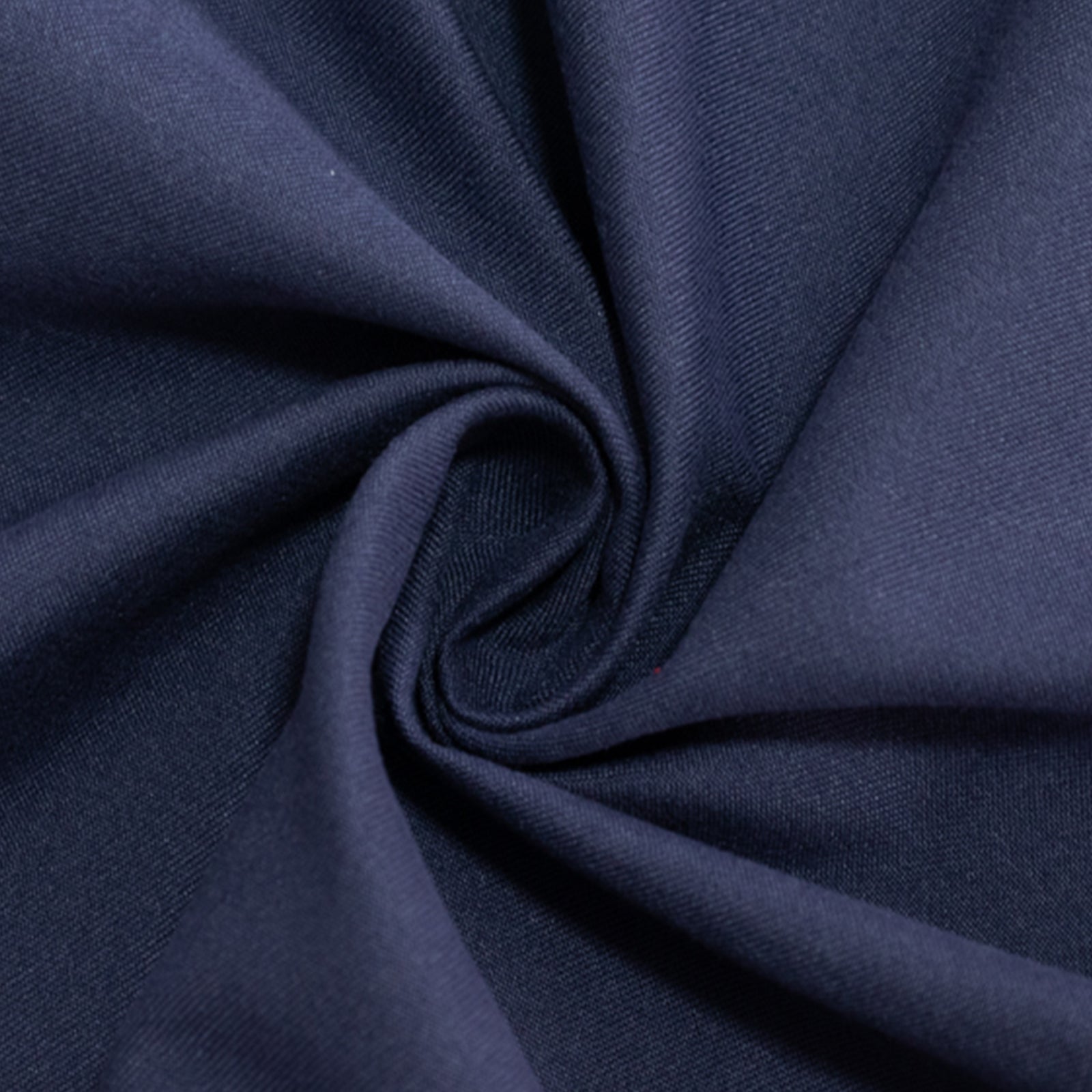 Navy Blue Seamless Wrinkle-Resistant Cotton Blend Rectangle Tablecloth 90x132 - Ideal for Events