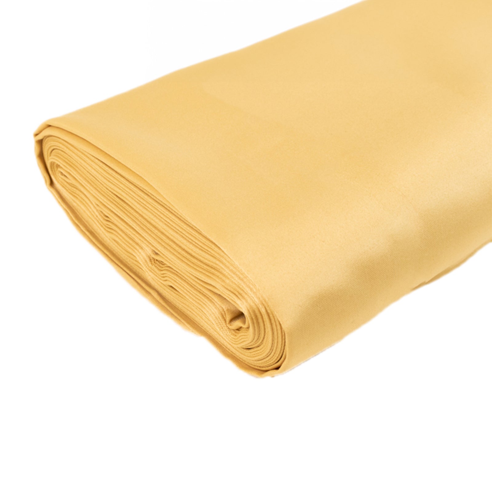 10 Yards Heavy Matte Champagne Lamour Satin Fabric Bolt, 54 Inches Wide