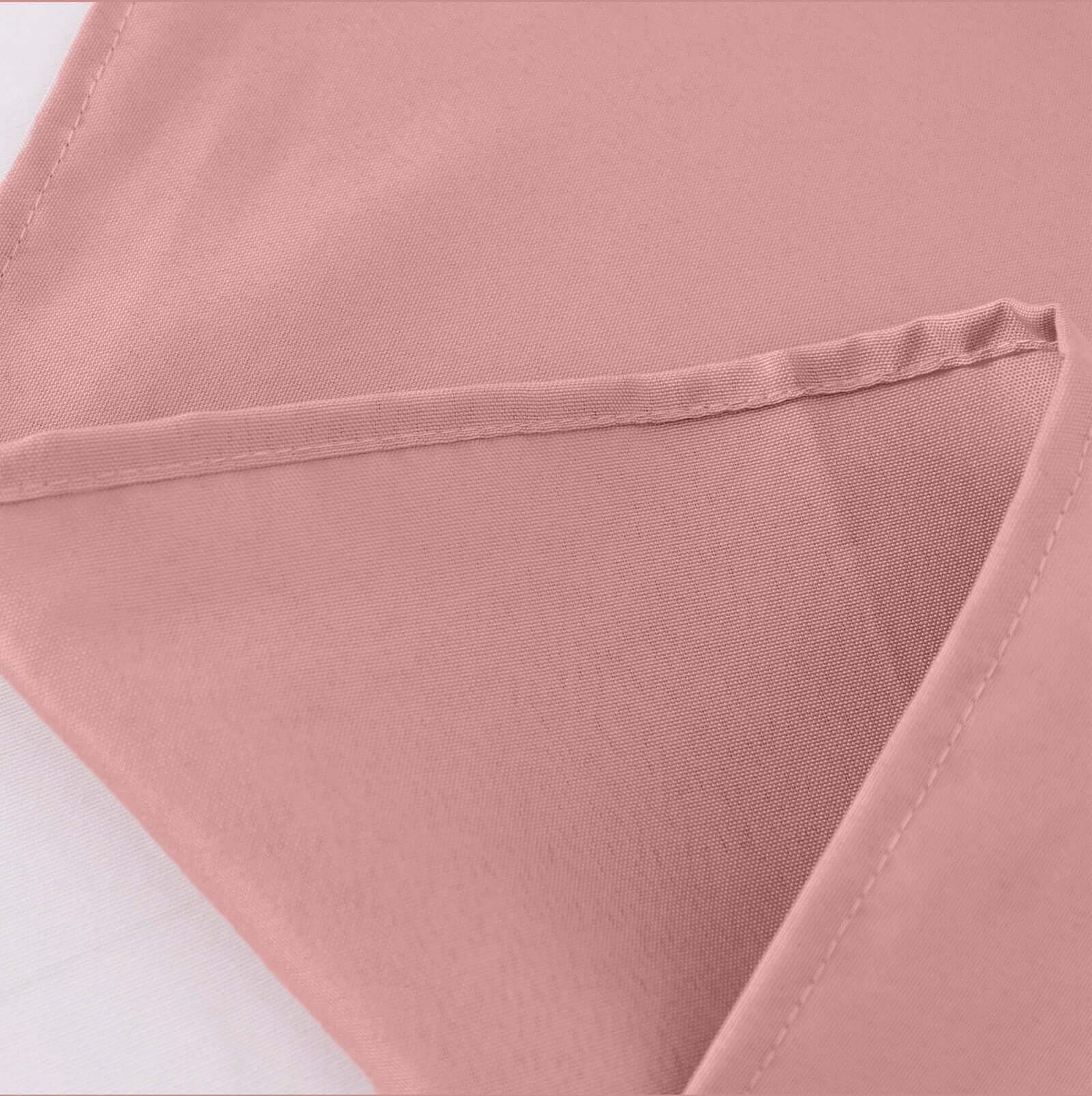 Durable and Stylish 72x120 Polyester Rectangle Tablecloth in Dusty Rose