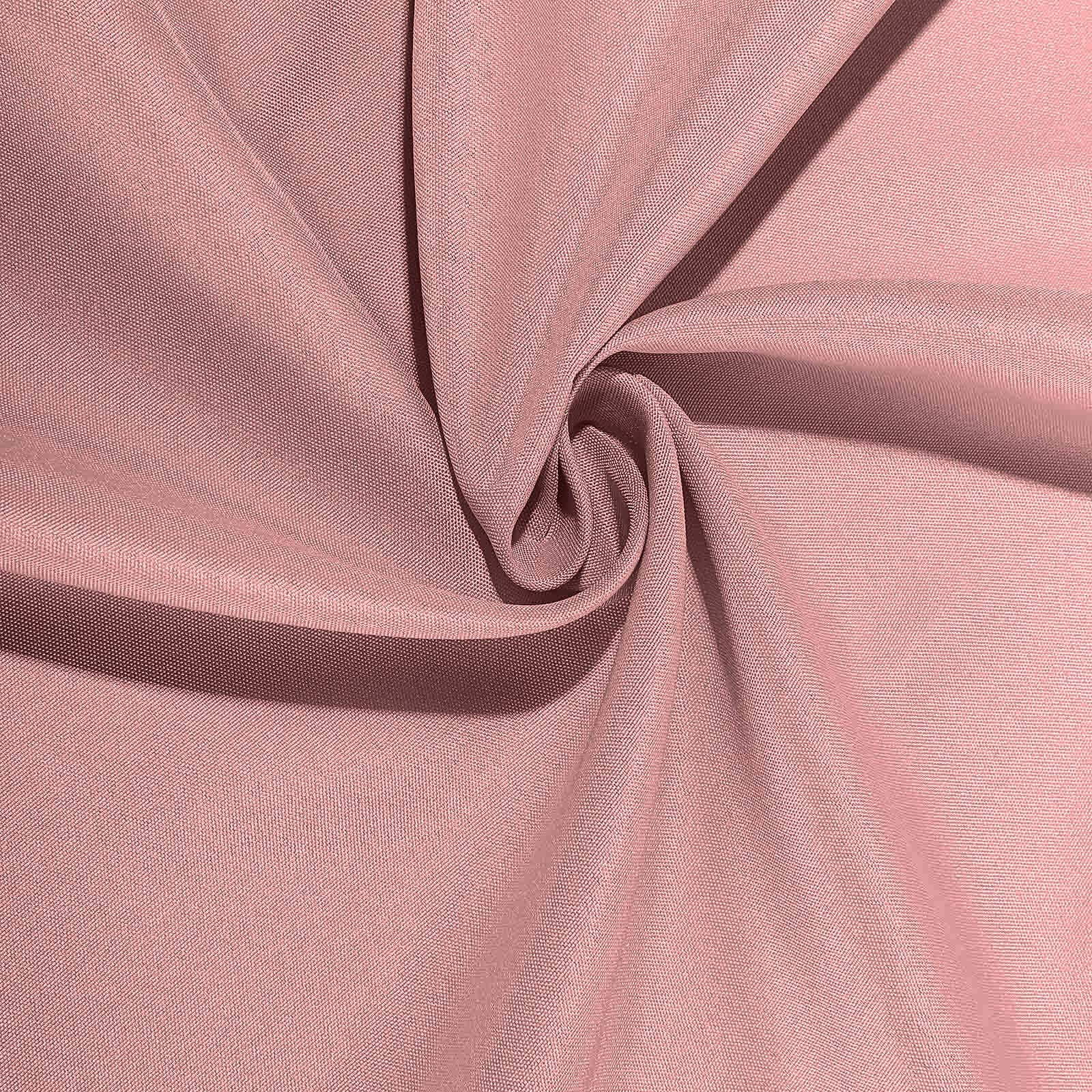 Affordable Durable Dusty Rose Fitted Polyester Rectangle Tablecloth for 6FT Tables