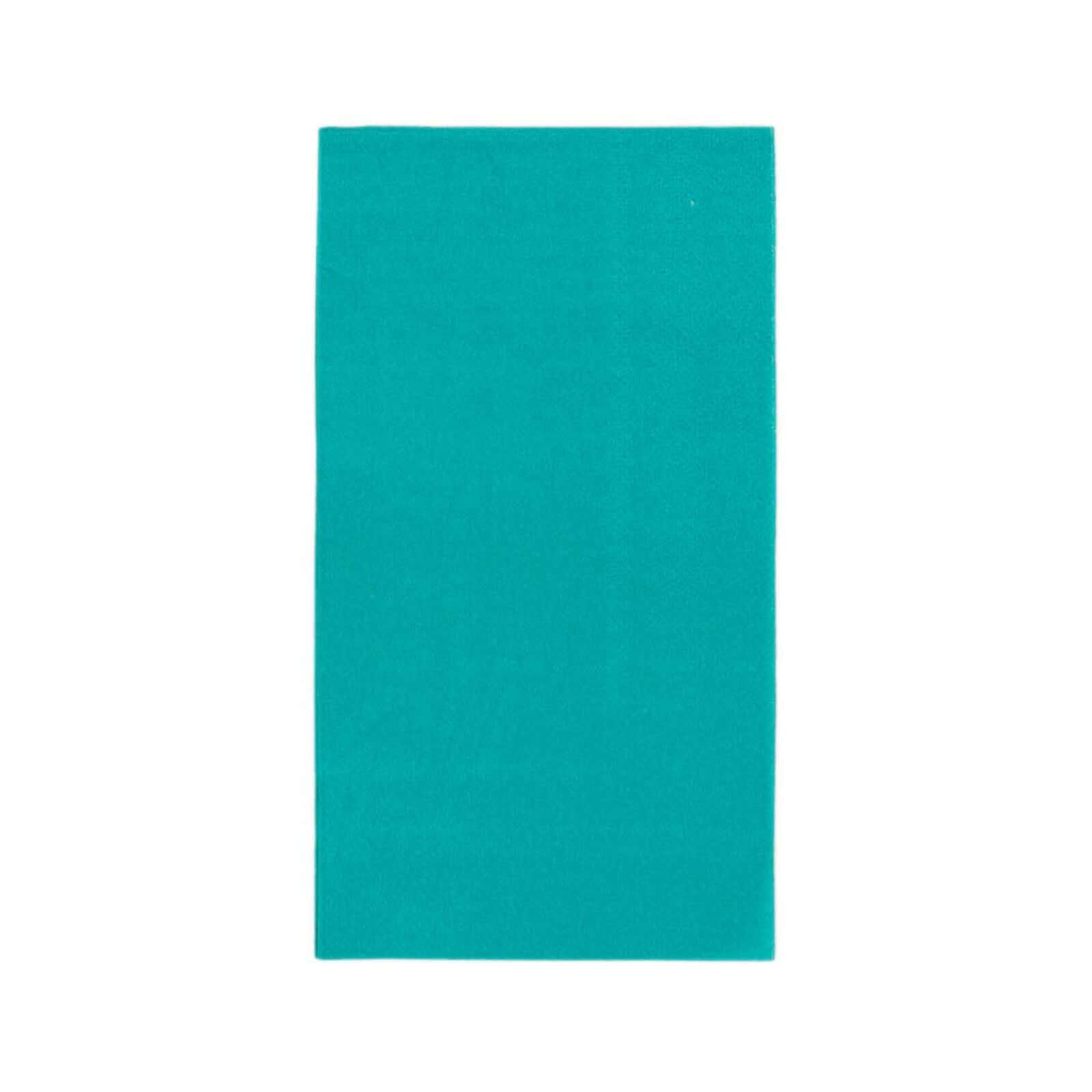 Hot Deal! 50-Pack Disposable 2-Ply Soft Turquoise Paper Cocktail and Beverage Napkins for Weddings