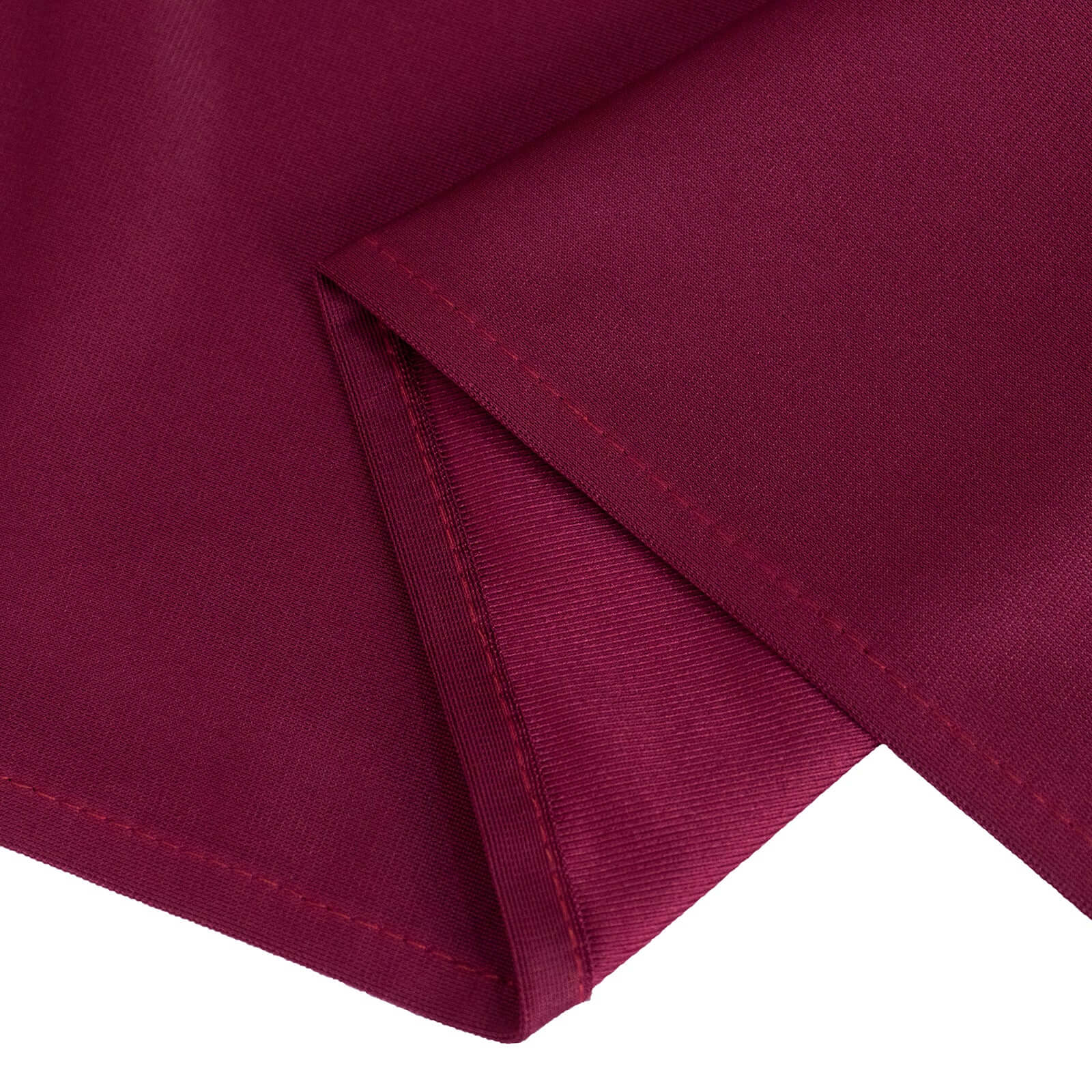 Burgundy 70x70 Premium Wrinkle-Free & Stain-Resistant Scuba Square Tablecloth