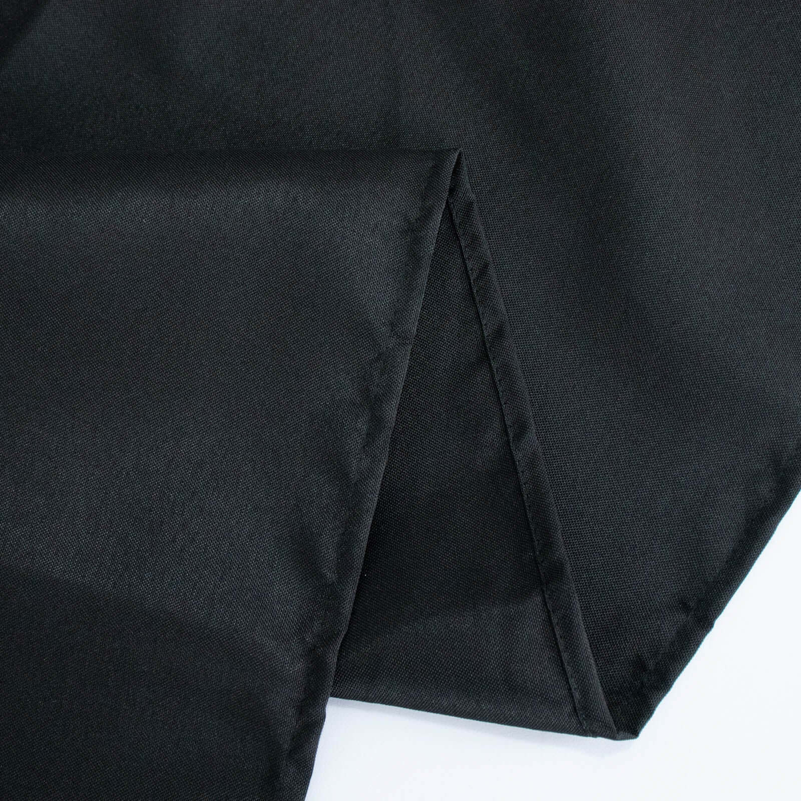 Hot Deal! 90x90 Black 220GSM Wrinkle-Resistant Premium Polyester Square Tablecloth
