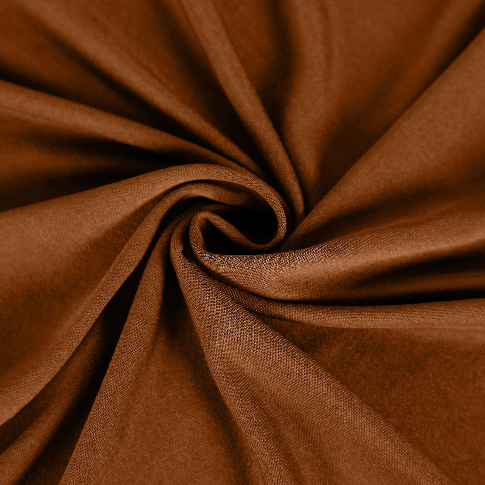 Durable Cinnamon Brown 6ft Stretch Spandex Rectangle Form-Fitting Tablecloth
