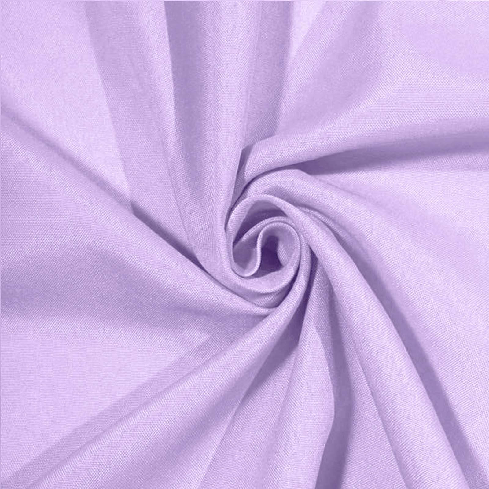 Wrinkle-Resistant Lavender Lilac Polyester Tablecloth 60x126 - Ideal for Events