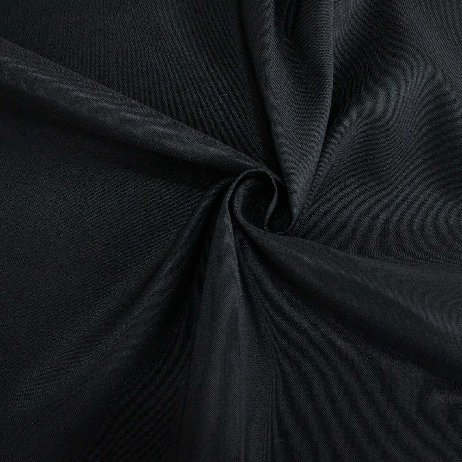 Hot Deal! 90x90 Black 220GSM Wrinkle-Resistant Premium Polyester Square Tablecloth
