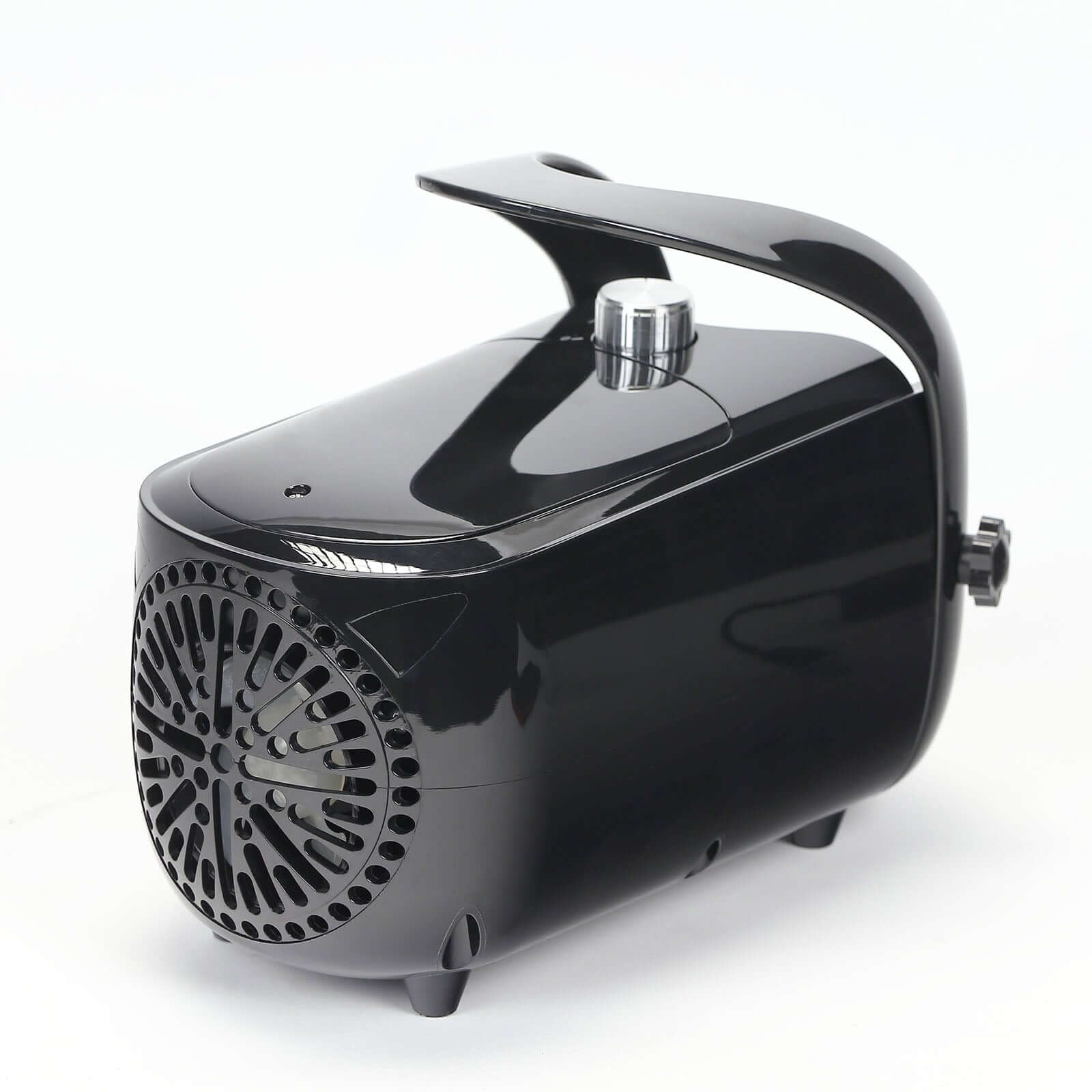 Portable Black Dual-Speed Automatic Bubble Machine, USB or Battery Powered