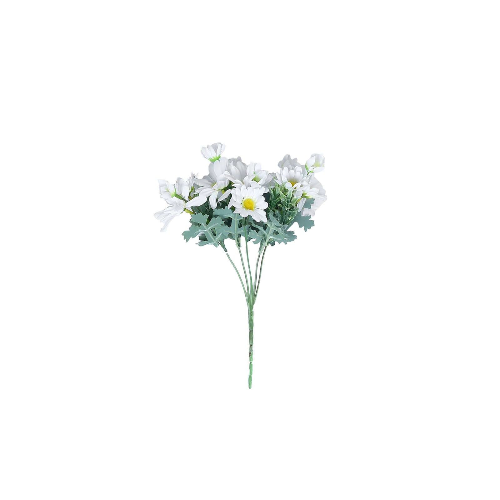 Get 4-Bush Bundle of 11" White Artificial Silk Daisy Flower Bouquets