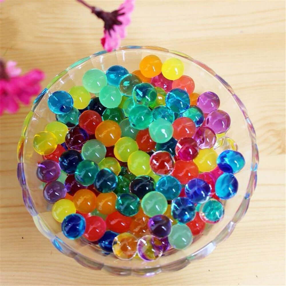10g Clear Large Nontoxic Water Gel Beads - Ideal Vase Filler for Floating Candles & Floral Displays