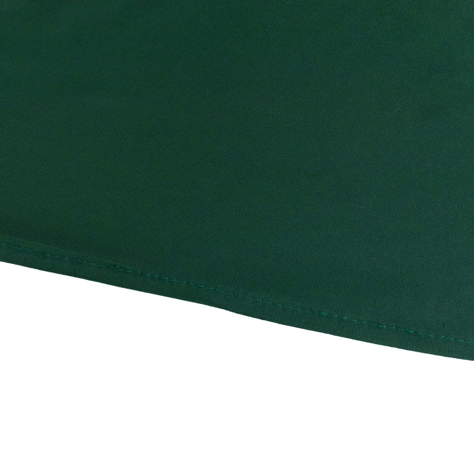 Hot Deal! Premium Wrinkle & Stain-Free 70x70 Scuba Table Overlay in Hunter Emerald Green