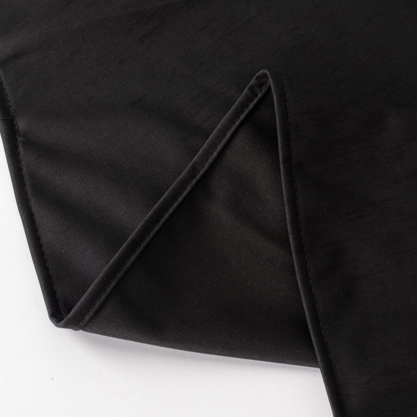 Soft & Breathable 100% Cotton Black Rectangle Tablecloth 60x102 - Ideal for Events