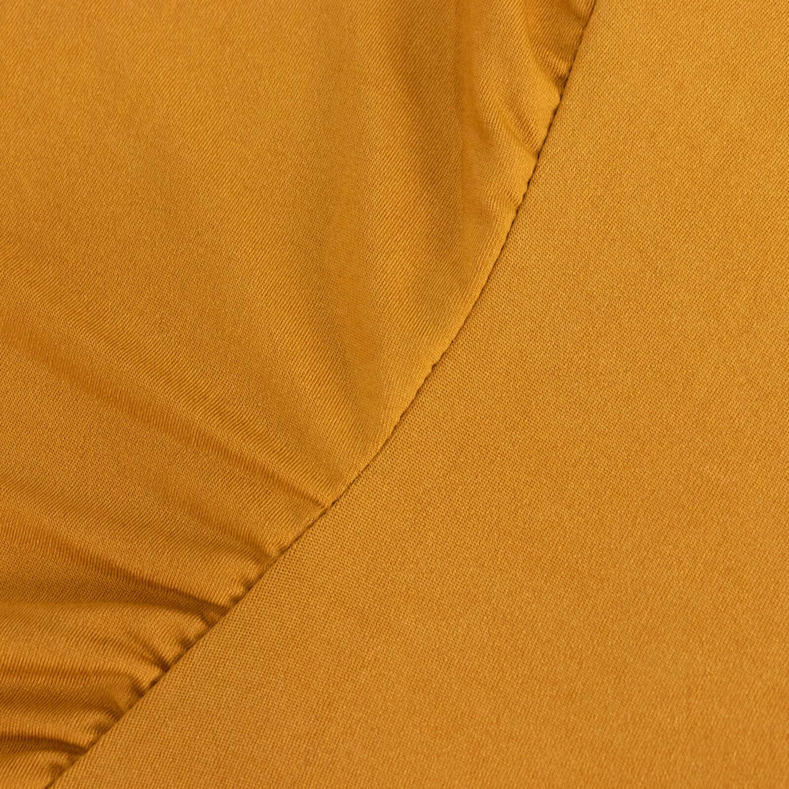 Stylish Gold Spandex Table Skirt with Wavy Effect for Weddings, Banquets & Shows