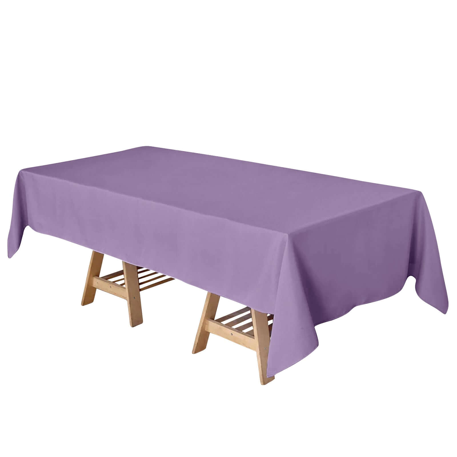 Stylish & Durable Violet Amethyst Polyester 60x102 Rectangle Tablecloth - Great Deal