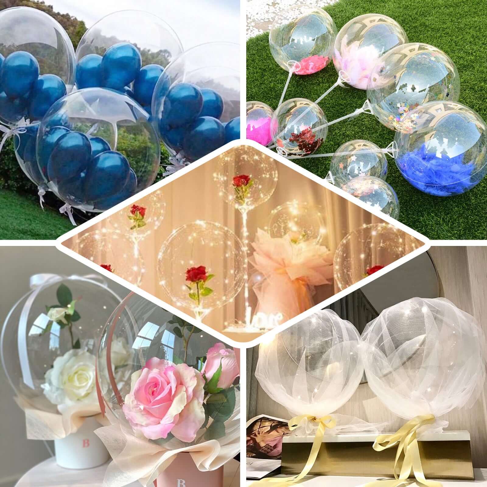 36-Inch Clear PVC Bubble Balloon - Superior Quality