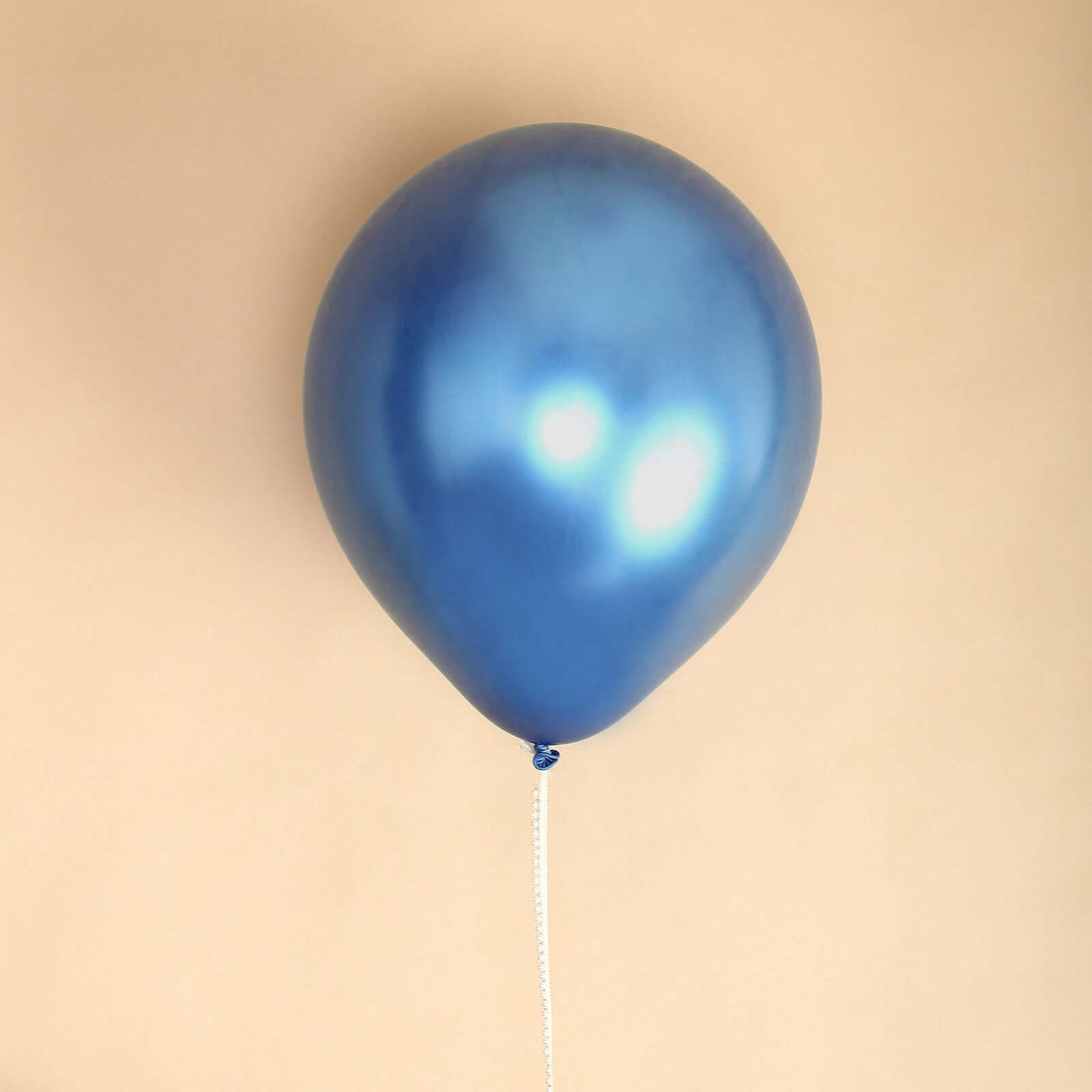 Hot Sale! 5-Piece Set of 18-Inch Royal Blue Metallic Chrome Latex Balloons for Helium or Air Filling