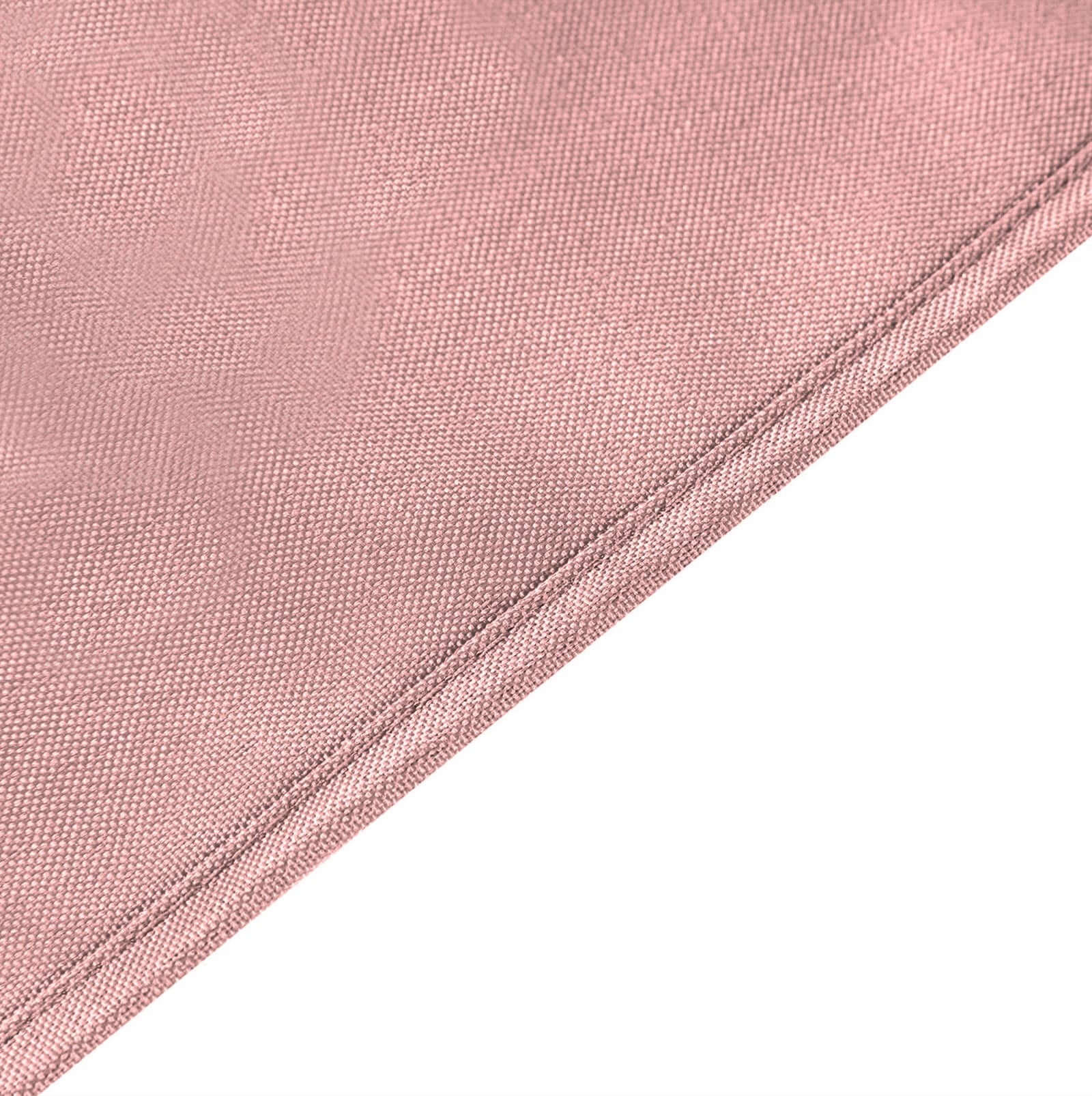 Dusty Rose Polyester 54x54 Wrinkle-Resistant & Durable Square Table Overlay - Ideal for Events!