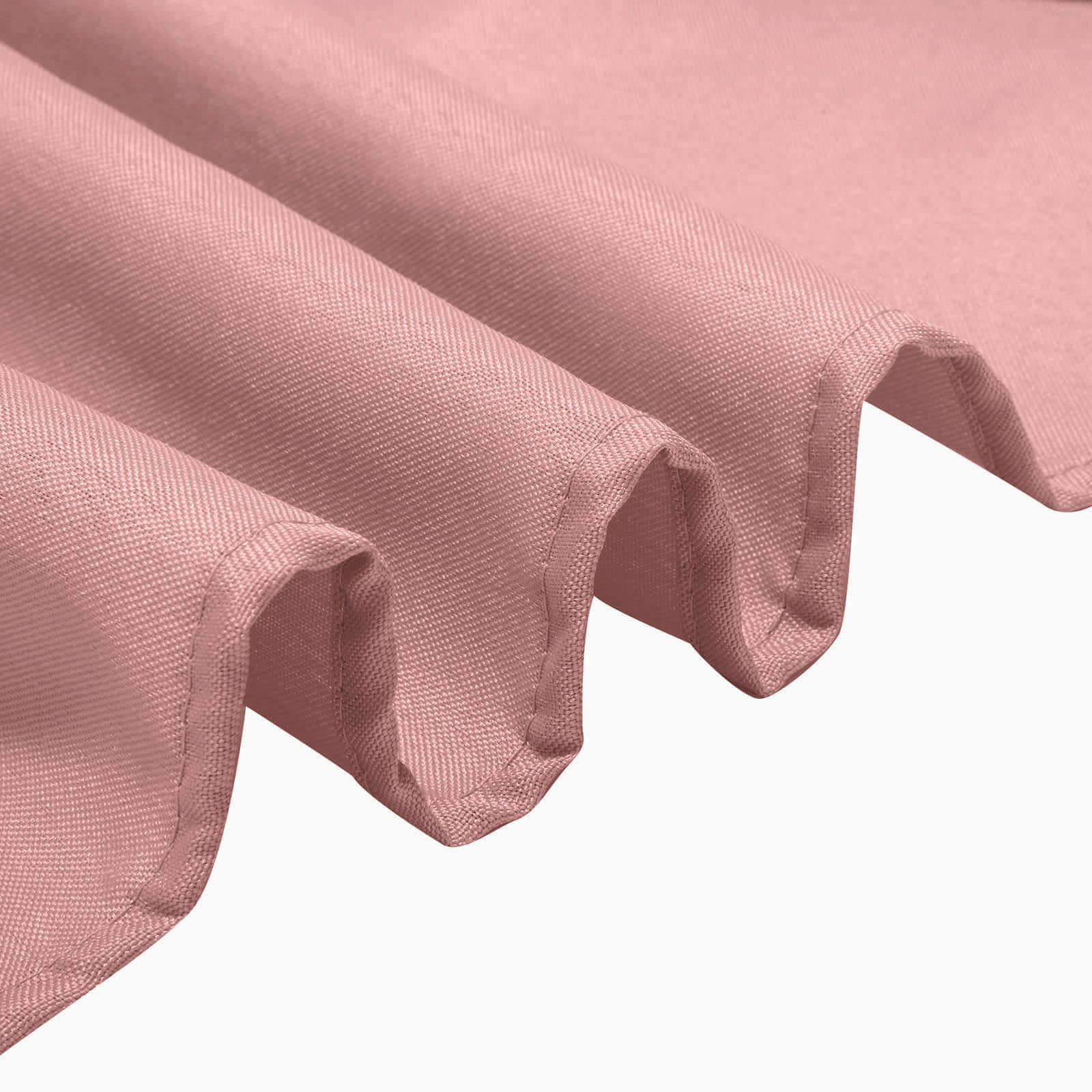Affordable Durable Dusty Rose Fitted Polyester Rectangle Tablecloth for 6FT Tables
