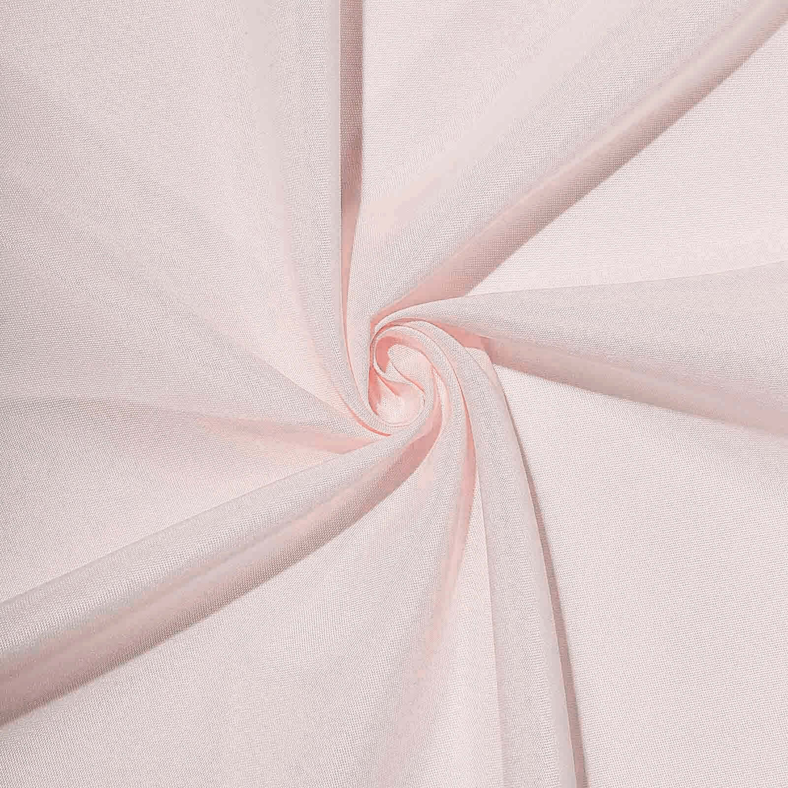 Blush 90x90 Wrinkle-Resistant & Durable Polyester Square Table Overlay