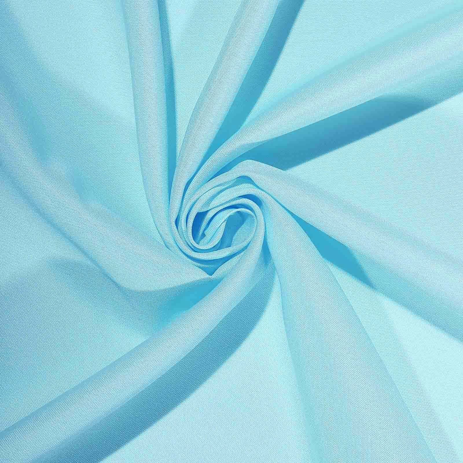 Light Blue 90x90 Square Polyester Tablecloth - Durable & Wrinkle-Free