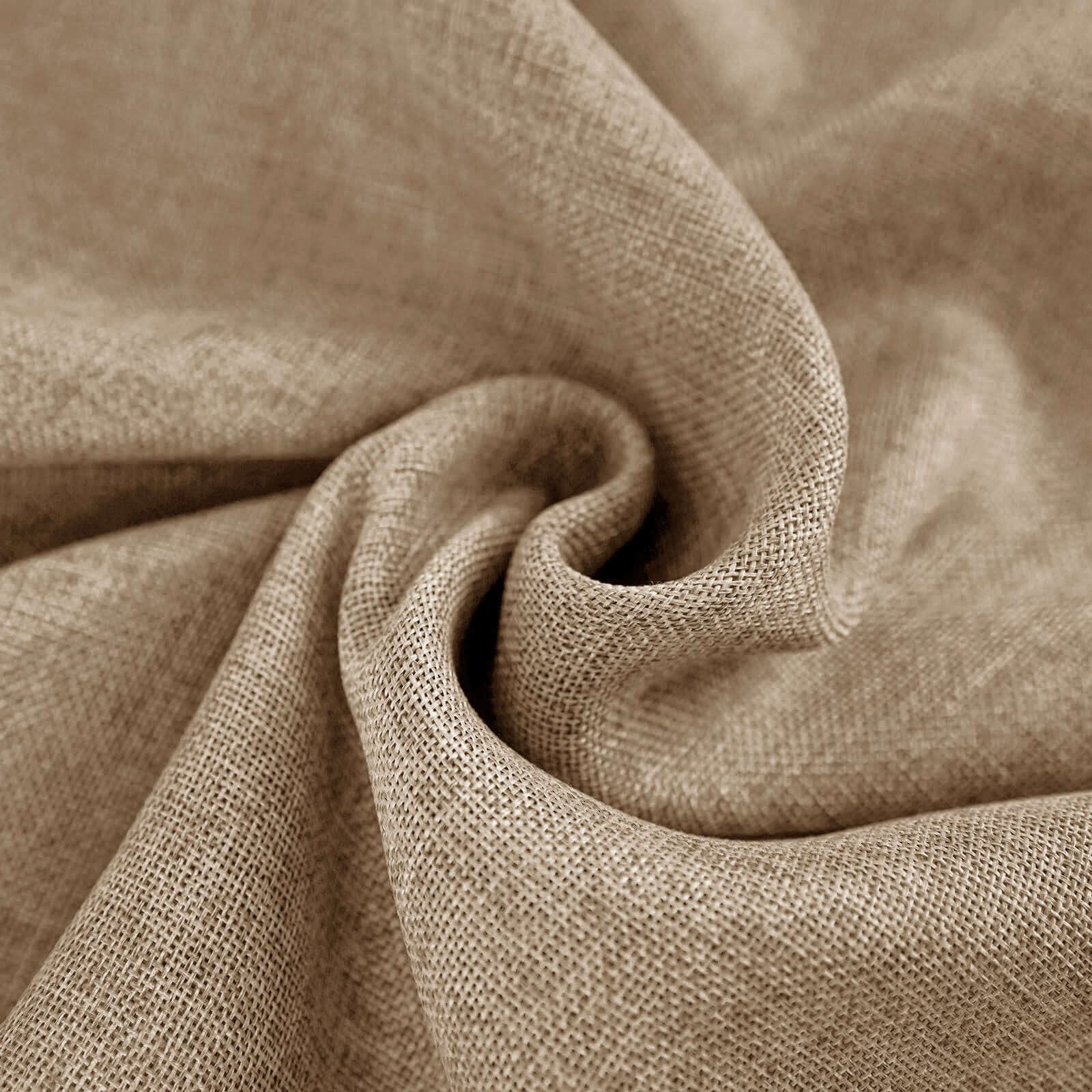 High - Quality Natural Faux Burlap Rectangle Tablecloth (54x96) for Rustic Events
